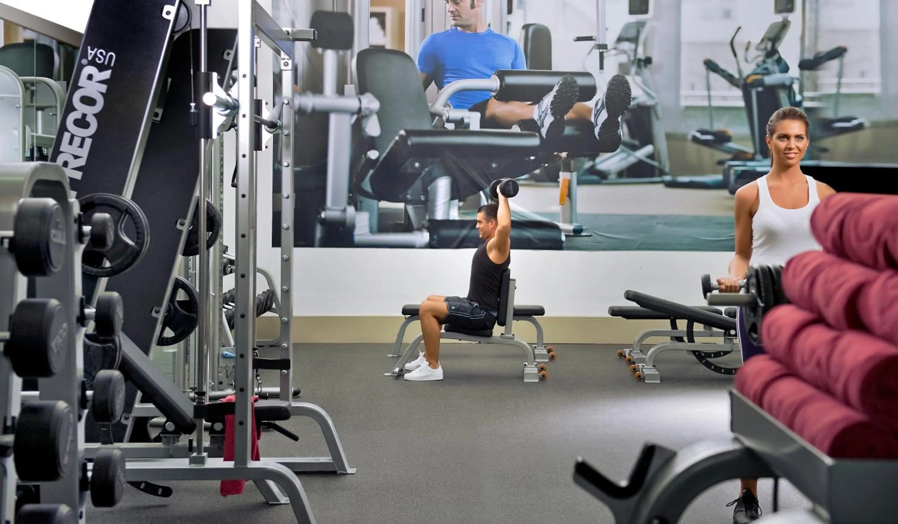 Fitness centre/facilities in Millennium Plaza Downtown, Dubai
