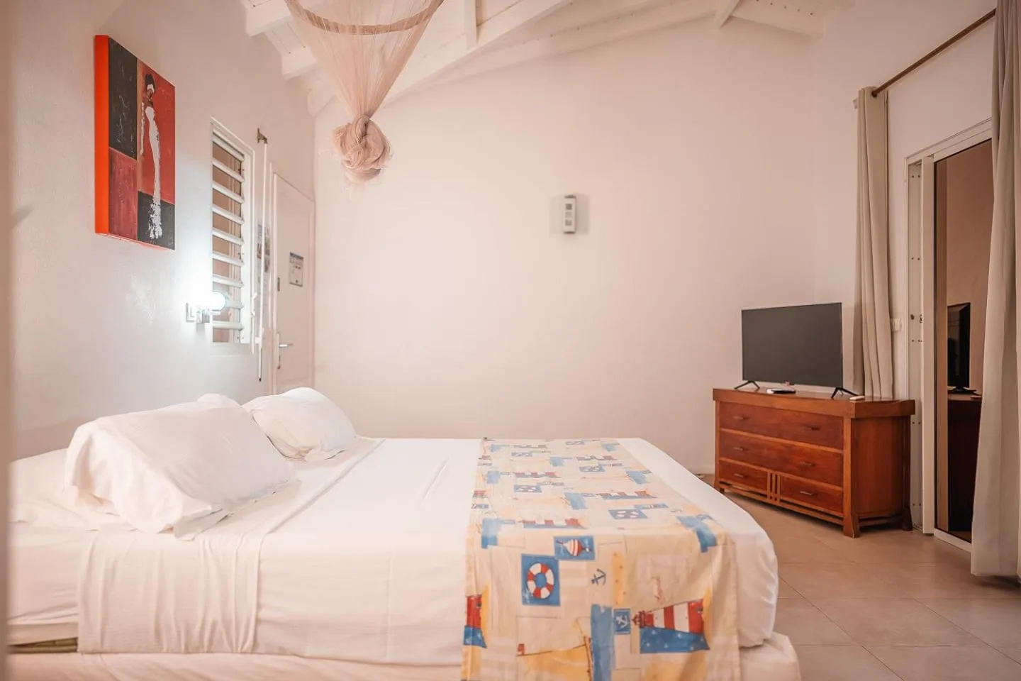 Bedroom, Bed in Coco Beach Marie-Galante