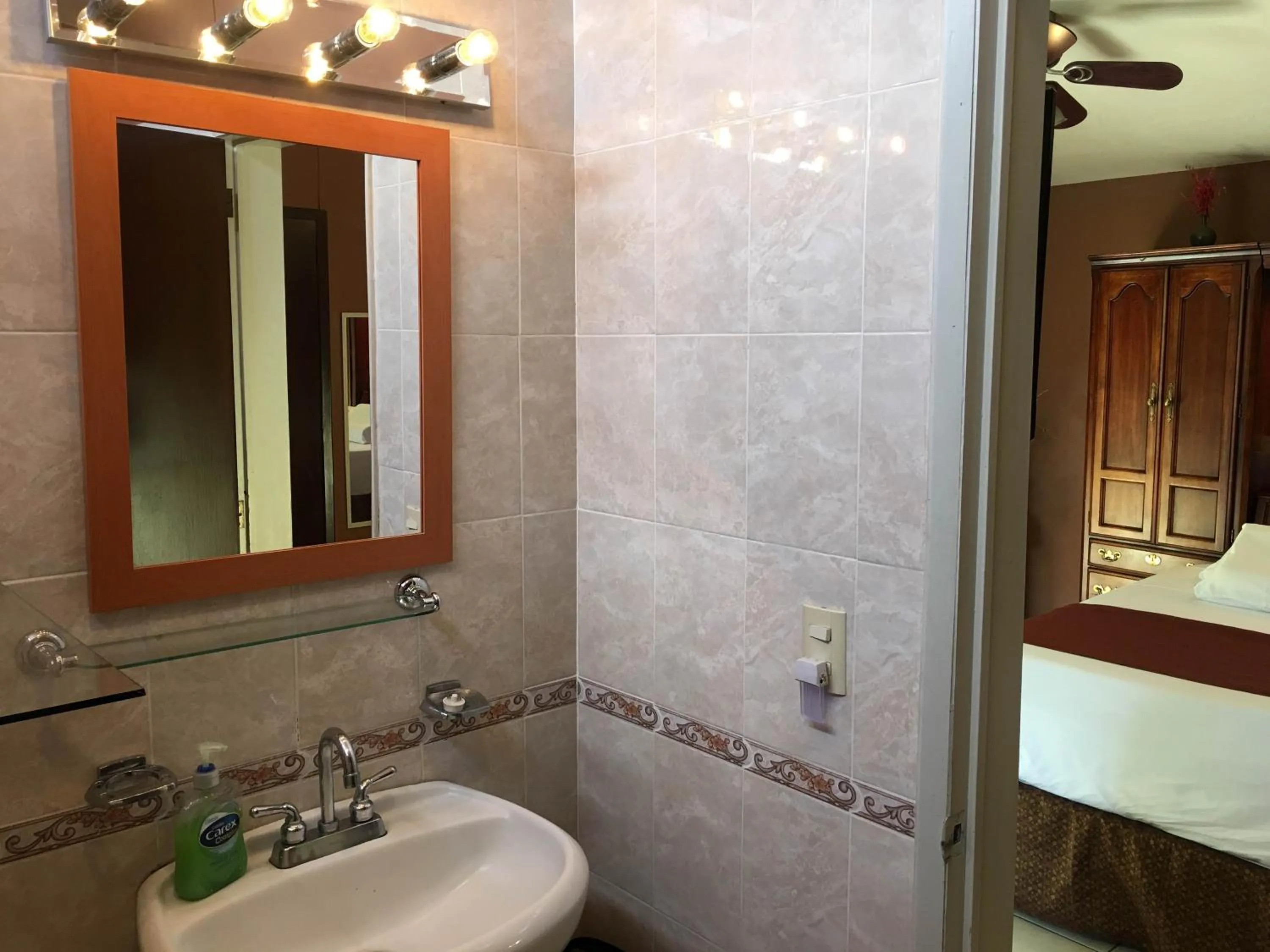 Shower in Dickinson Guest House, Guadalajara Expo