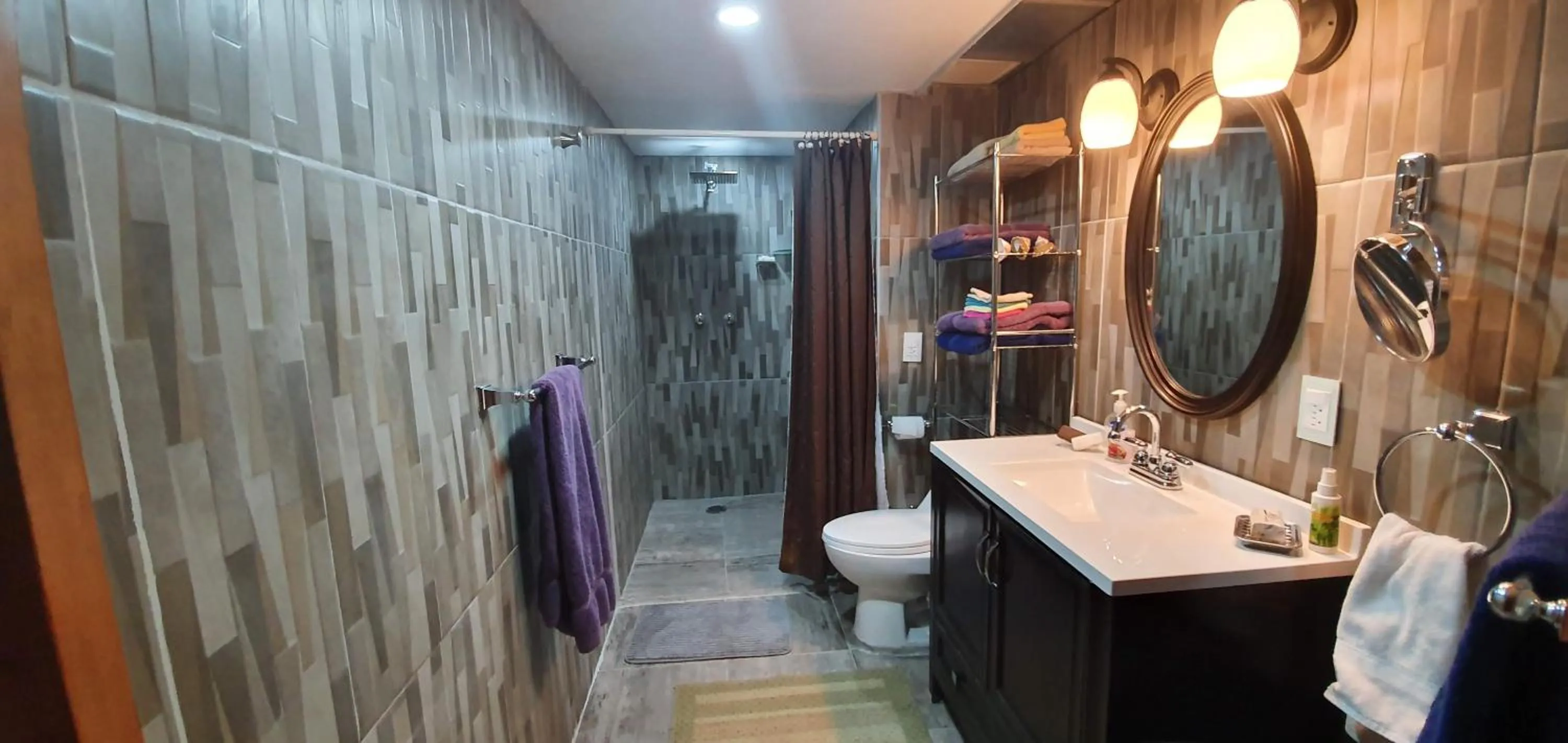 Shower in Dickinson Guest House, Guadalajara Expo