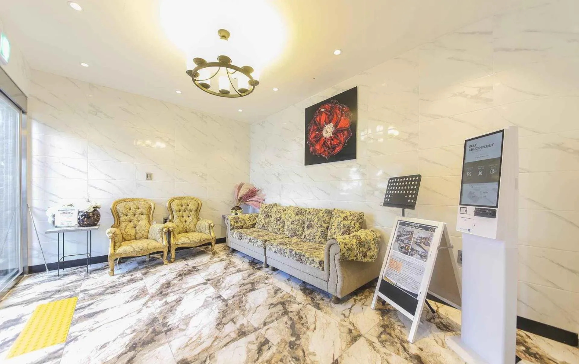 Lobby or reception in Sea Cliff Hotel Jeju