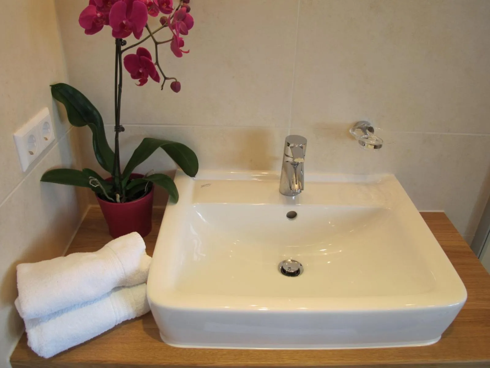 Bathroom in Gästehaus Bergstüberl