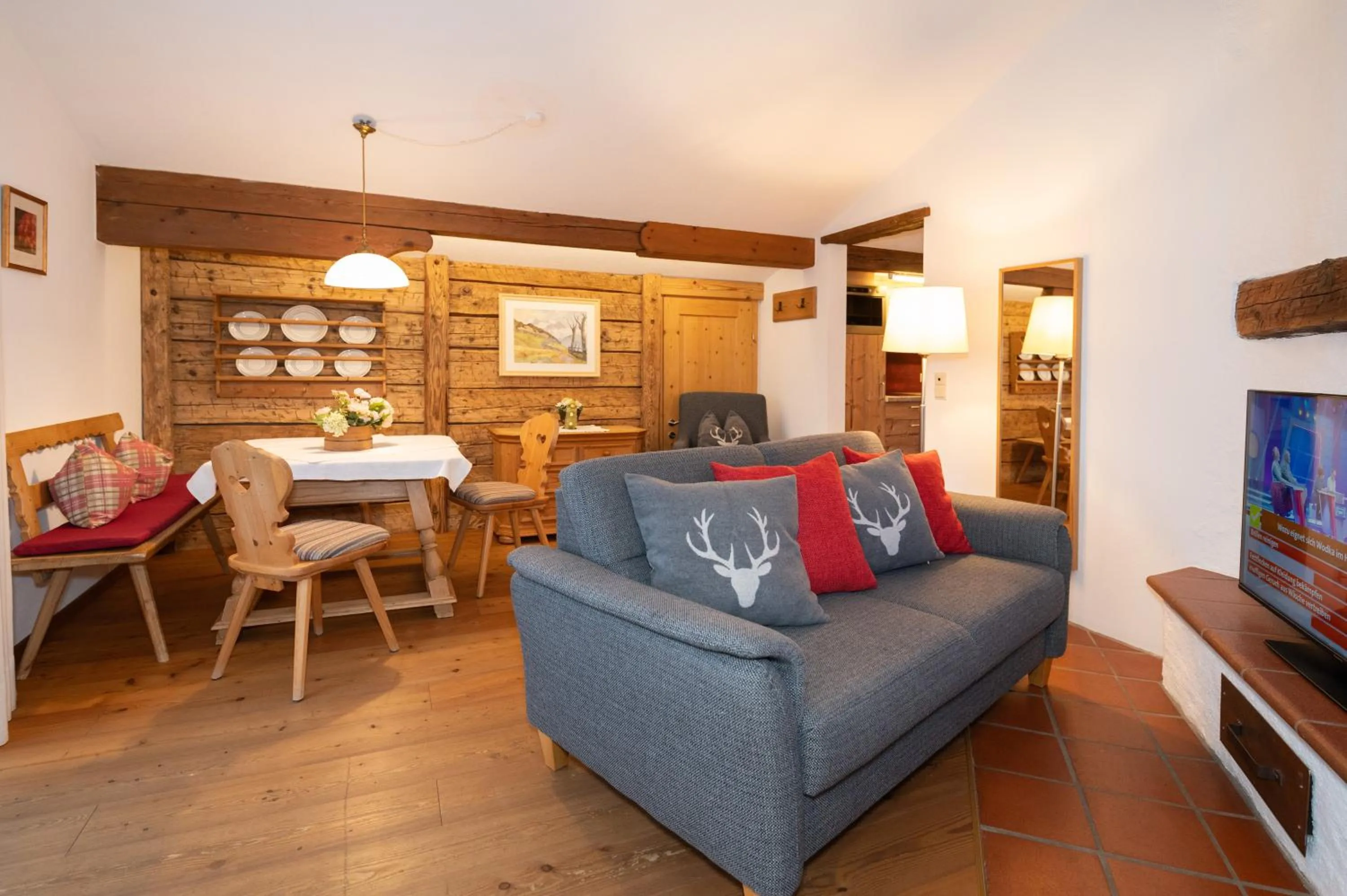 Living room in Gästehaus Bergstüberl
