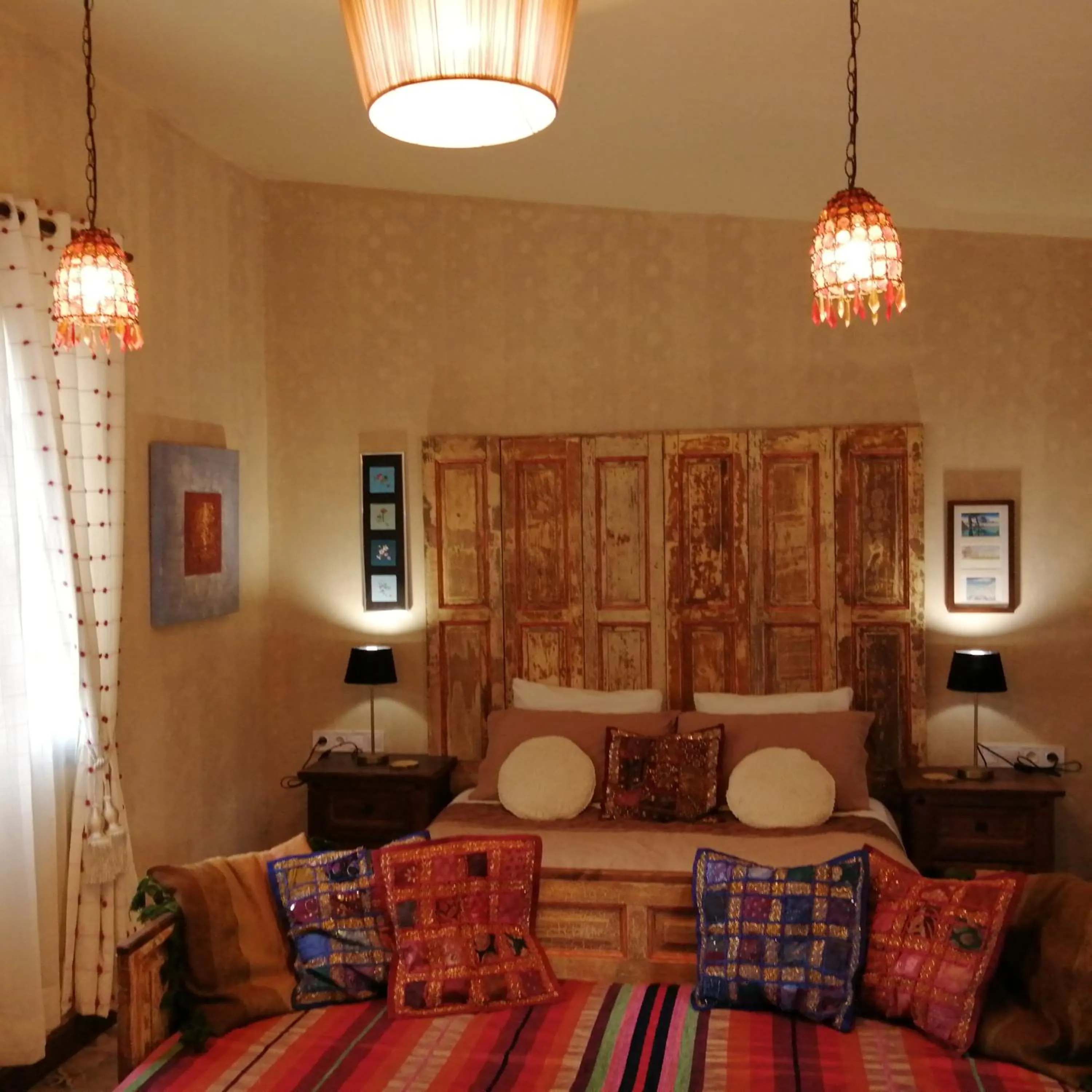 Photo of the whole room, Bed in Eco Moyano Posada