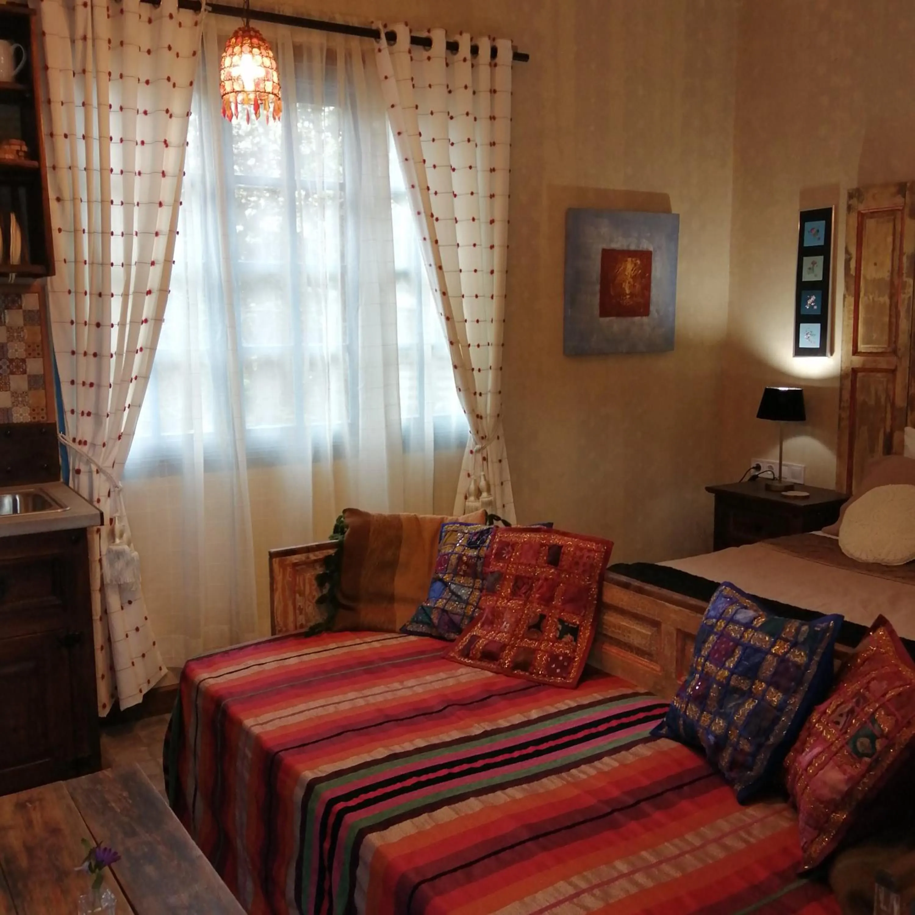 Photo of the whole room, Bed in Eco Moyano Posada