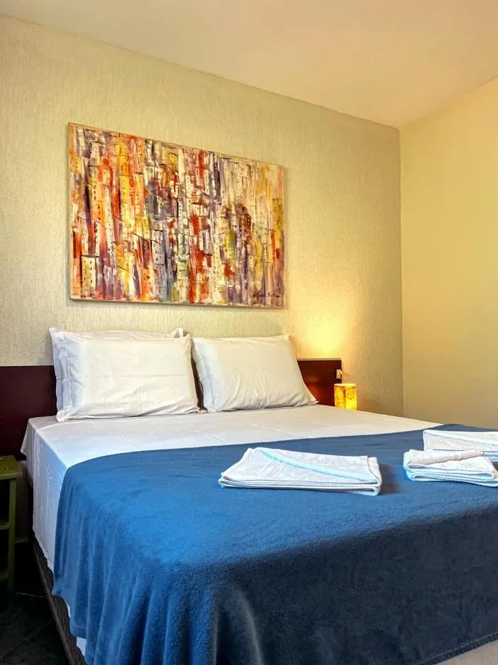 Bed in Pousada Céu de Estrelas