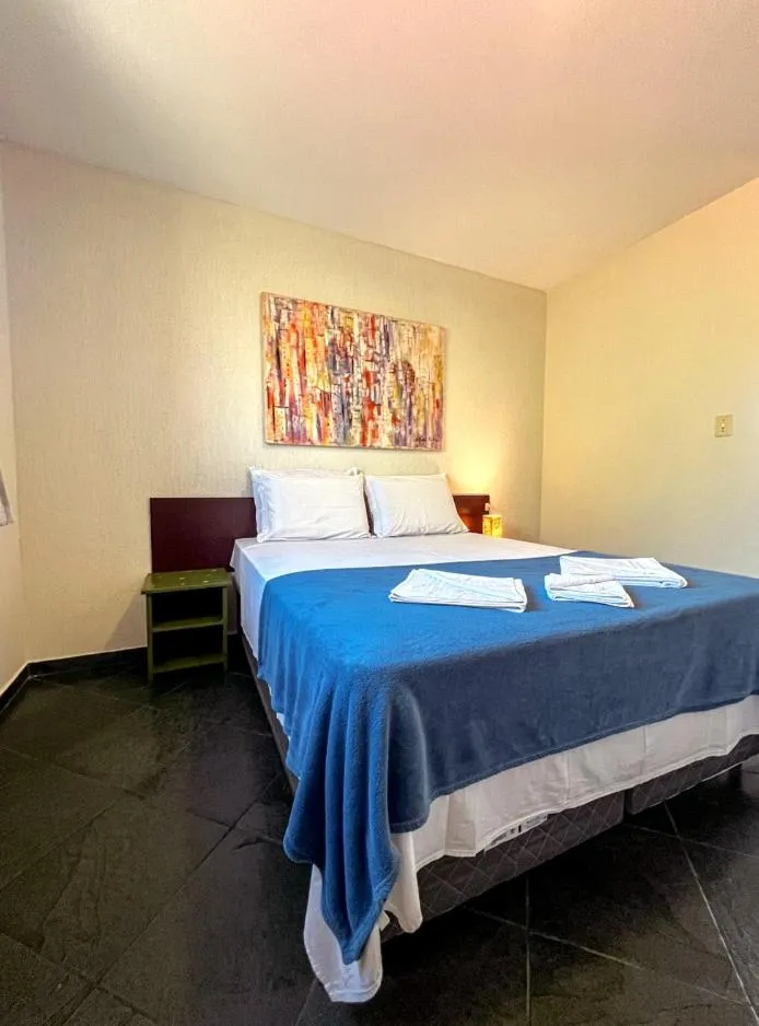 Bed in Pousada Céu de Estrelas