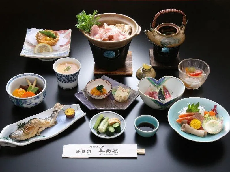 Food in Houshi Onsen Chojukan