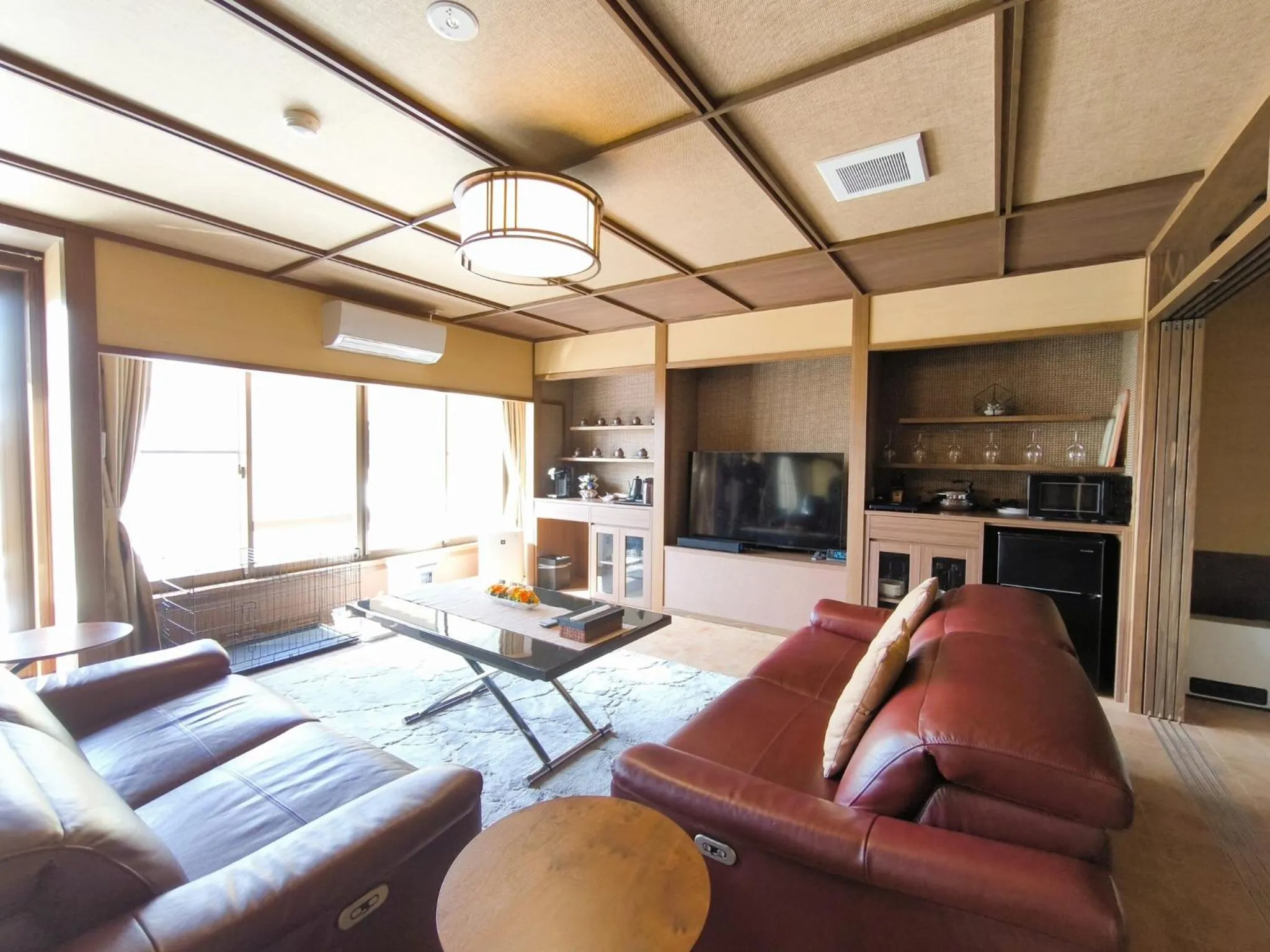 Bed in Mogamitakayu Zenshichinoyu Ohira