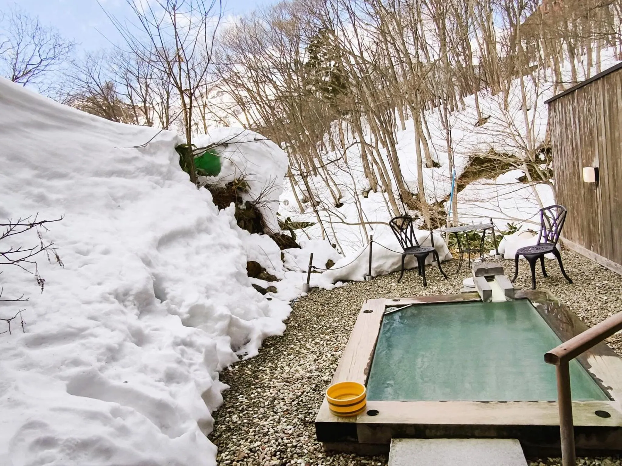 Open Air Bath in Mogamitakayu Zenshichinoyu Ohira