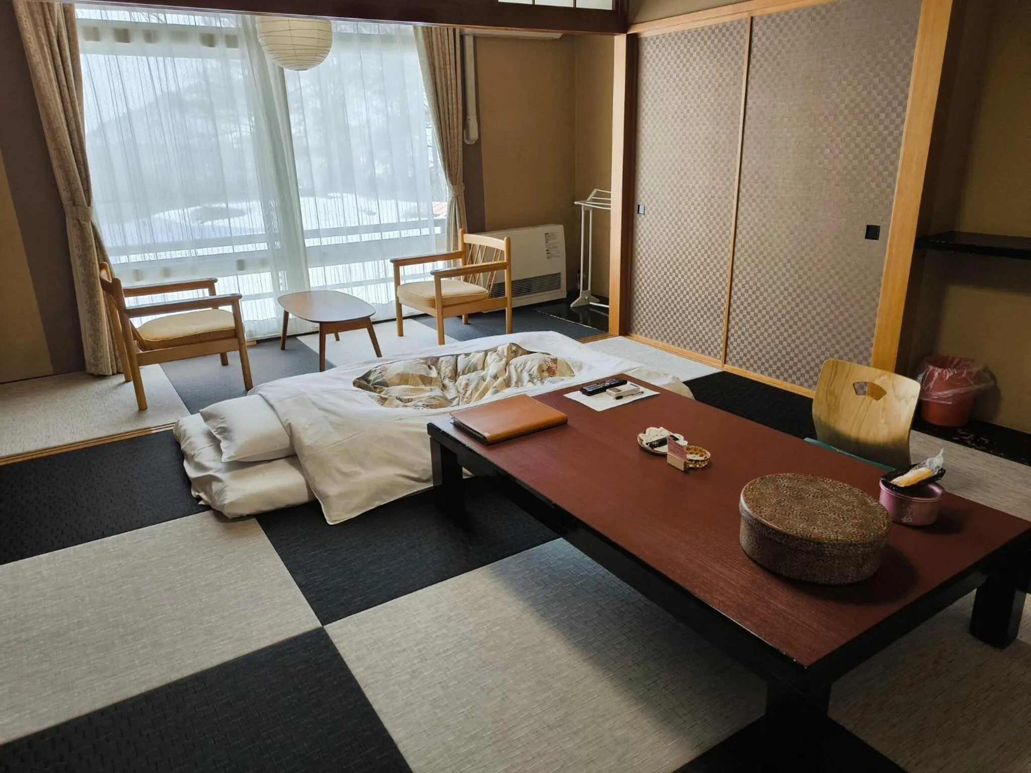 Photo of the whole room in Mogamitakayu Zenshichinoyu Ohira