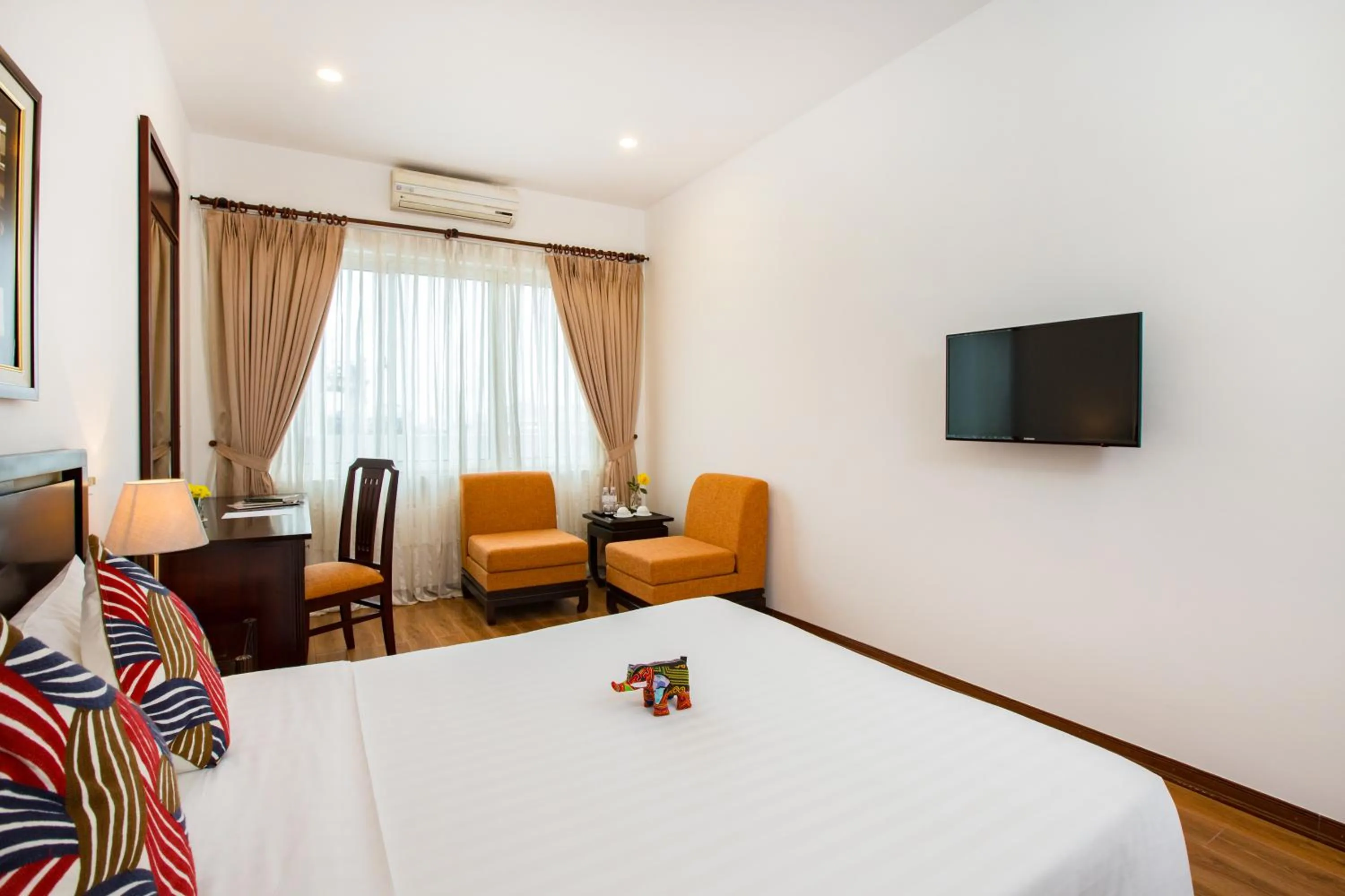 Bed in Thang Long Espana Hotel