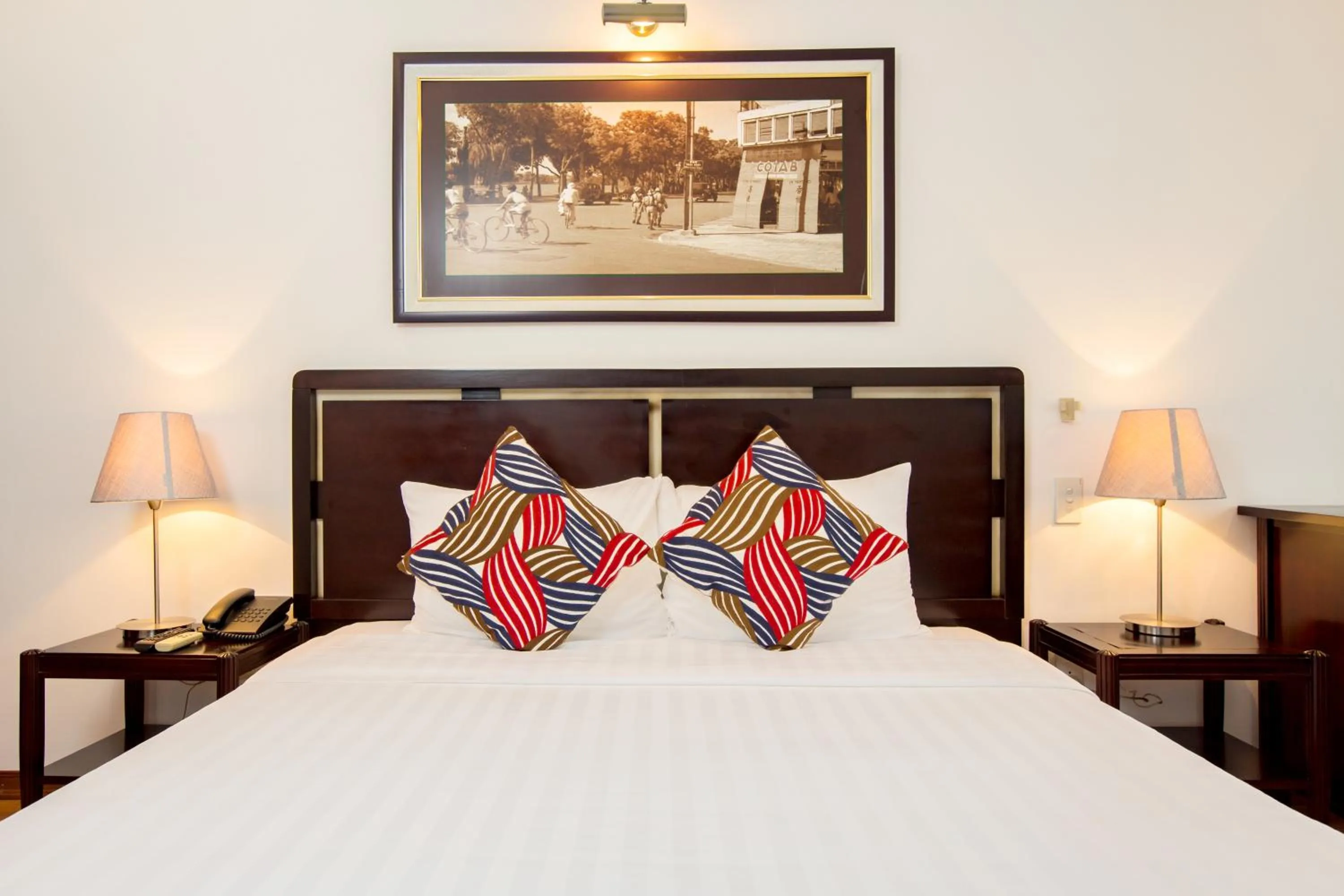 Bed in Thang Long Espana Hotel