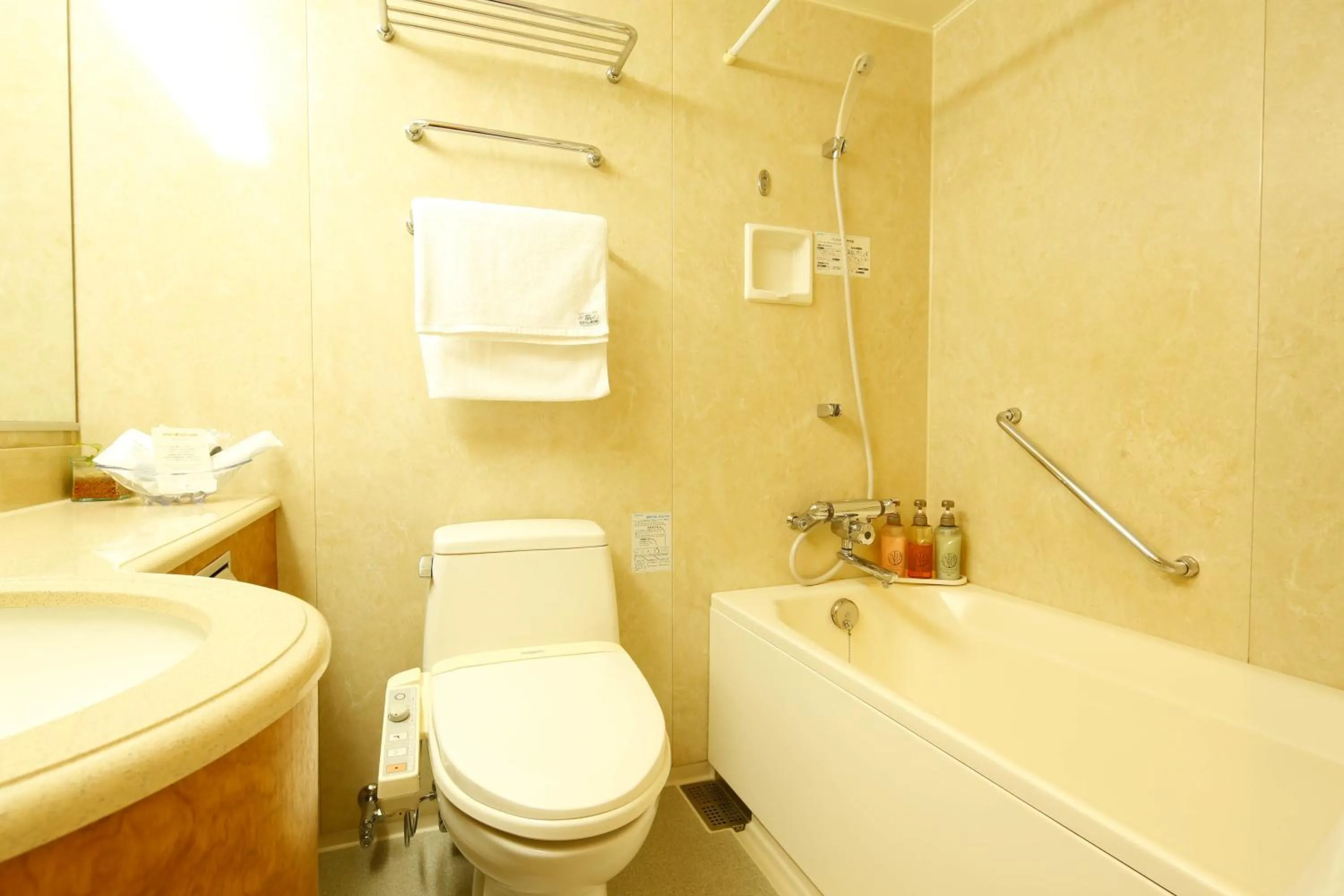 Toilet in Hotel Aria