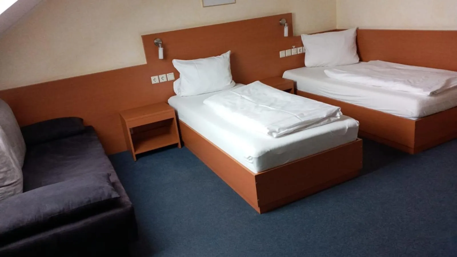 Bed in Hotel Nord