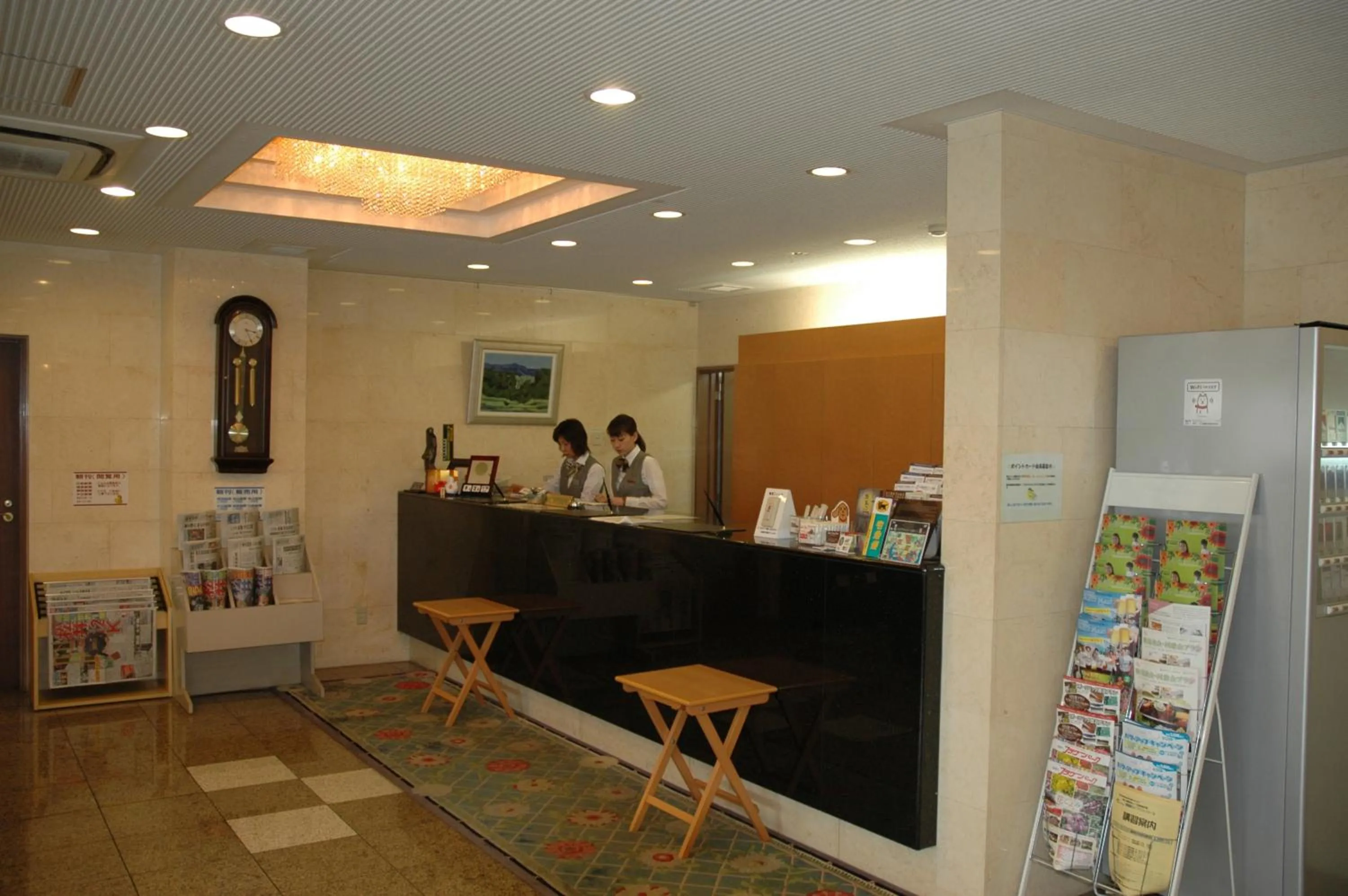 Lobby or reception in Kuretake-Inn Hamamatsu Nishi I.C.