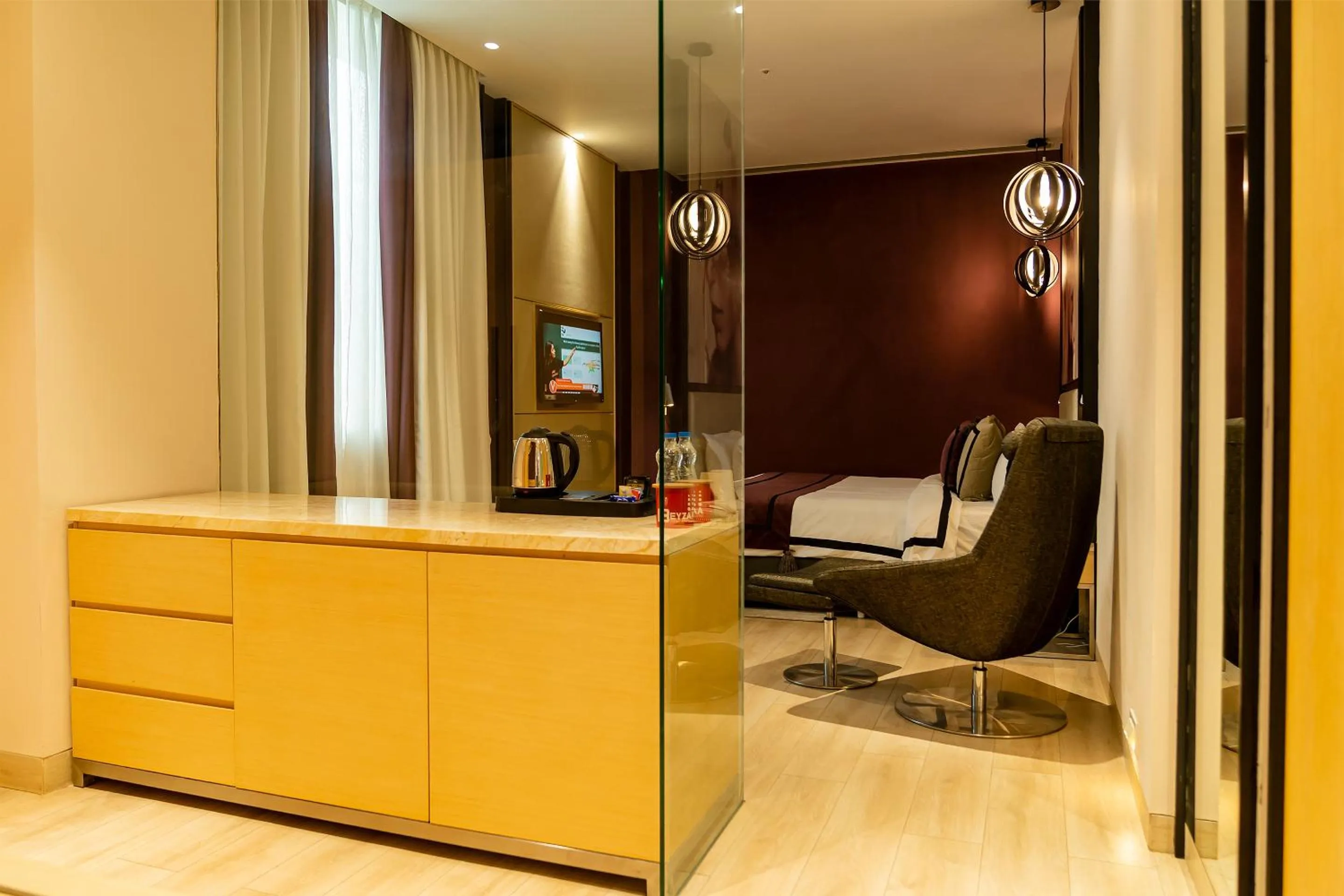 Seating area in BEYZAA HOTEL AND SUITES