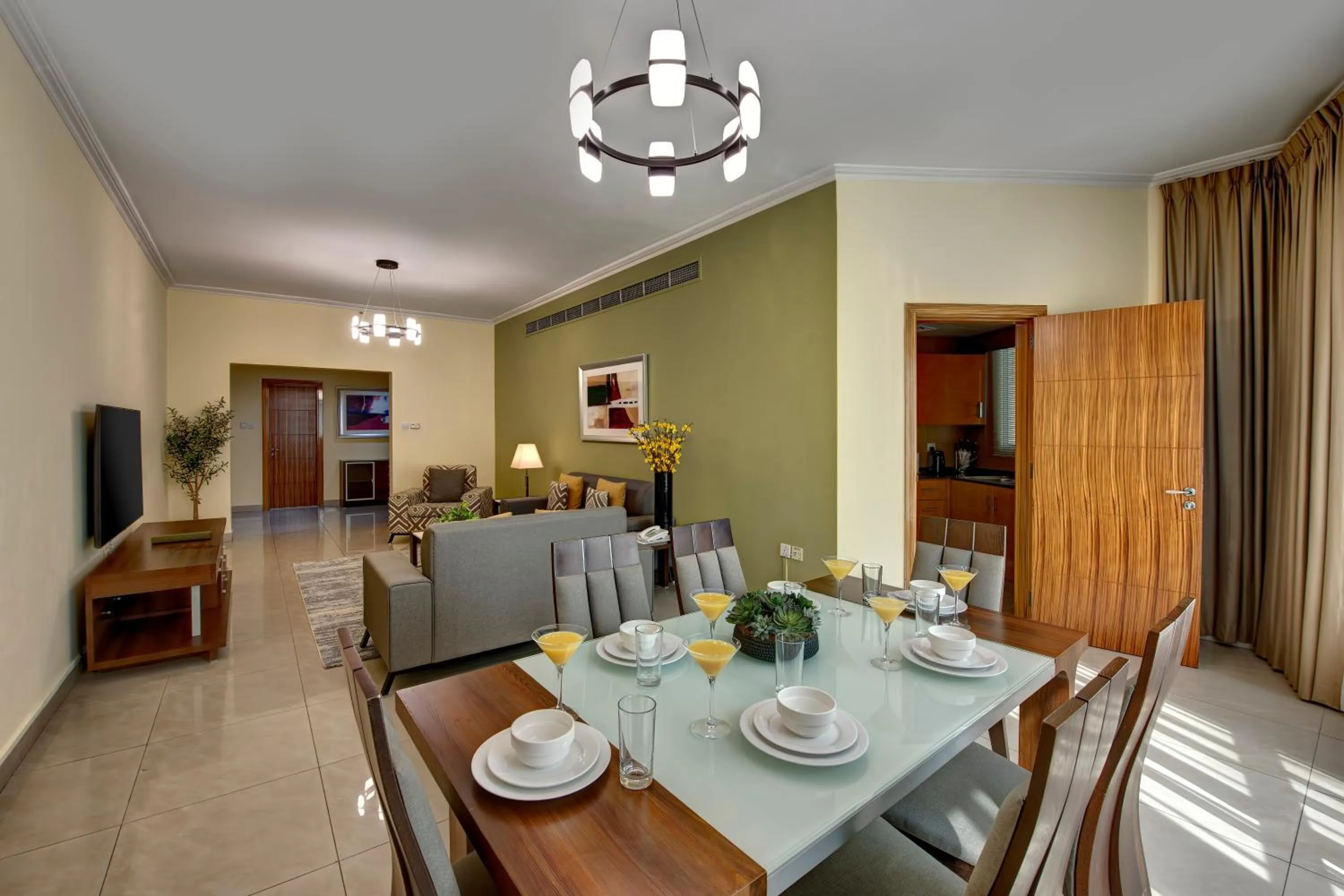 Dining area in Radiance Premium Suites