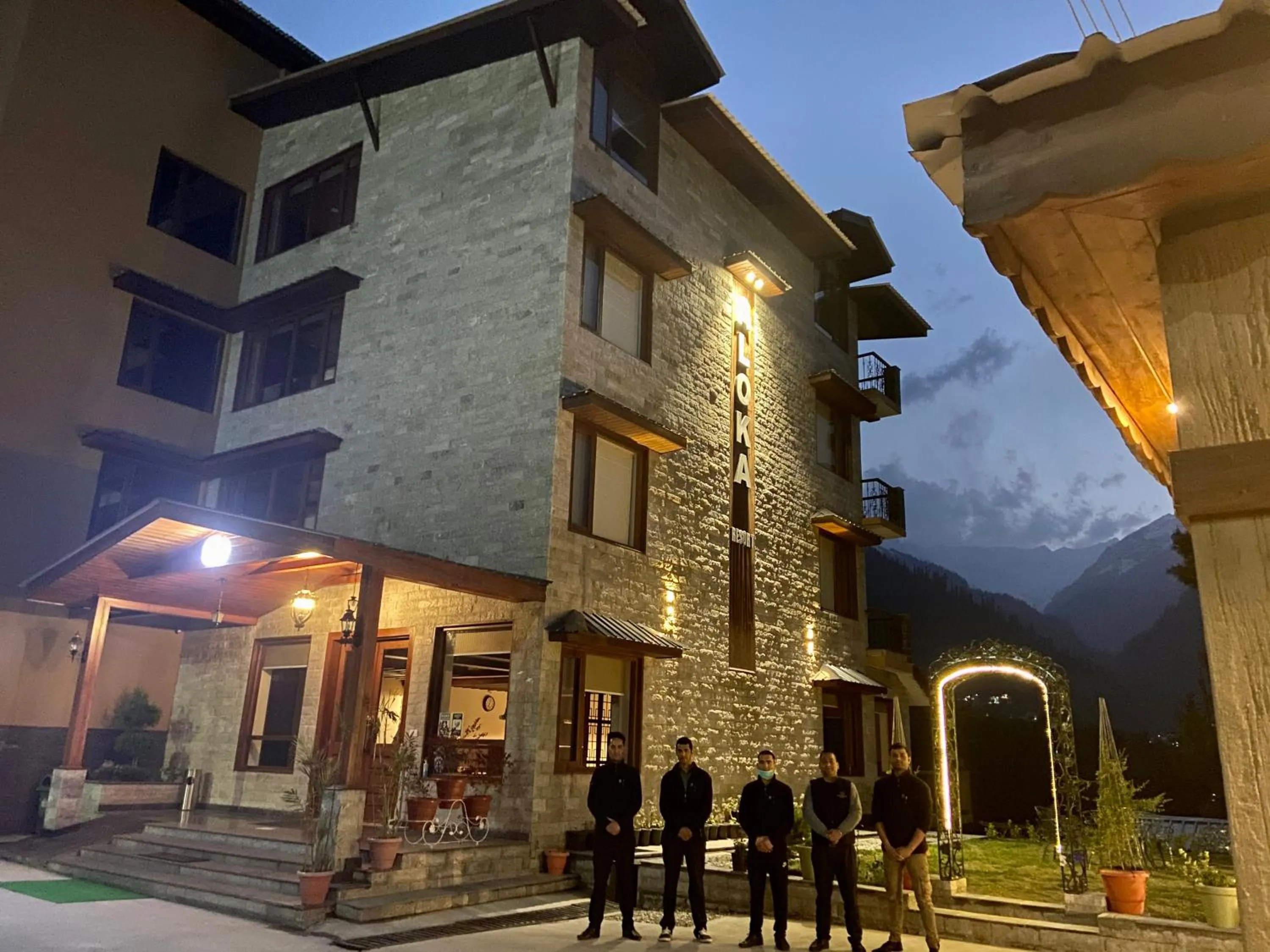 Property building in Aloka Resort