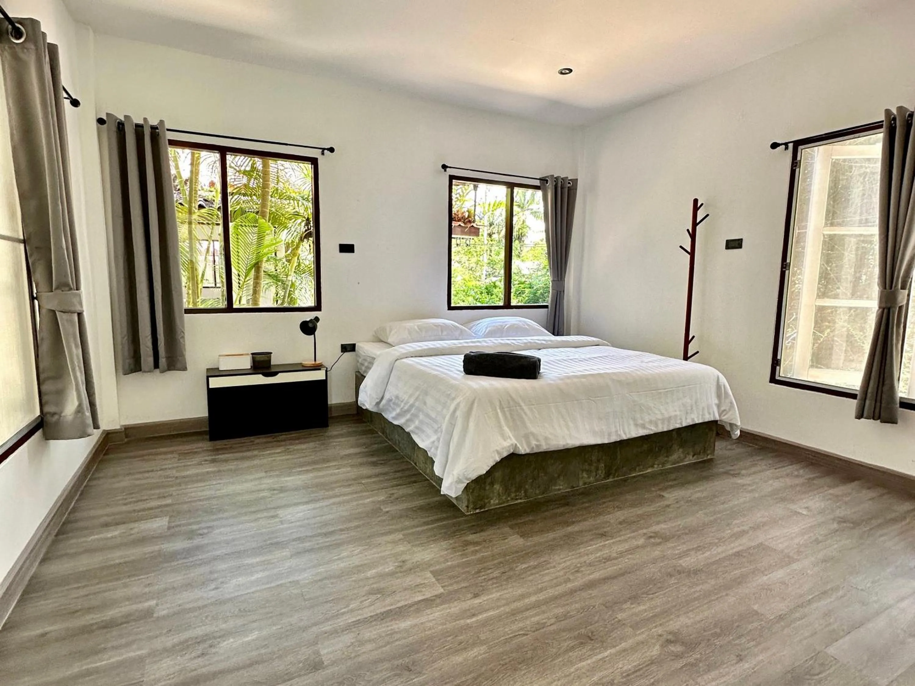 Bedroom, Bed in Sand Beach Bungalow