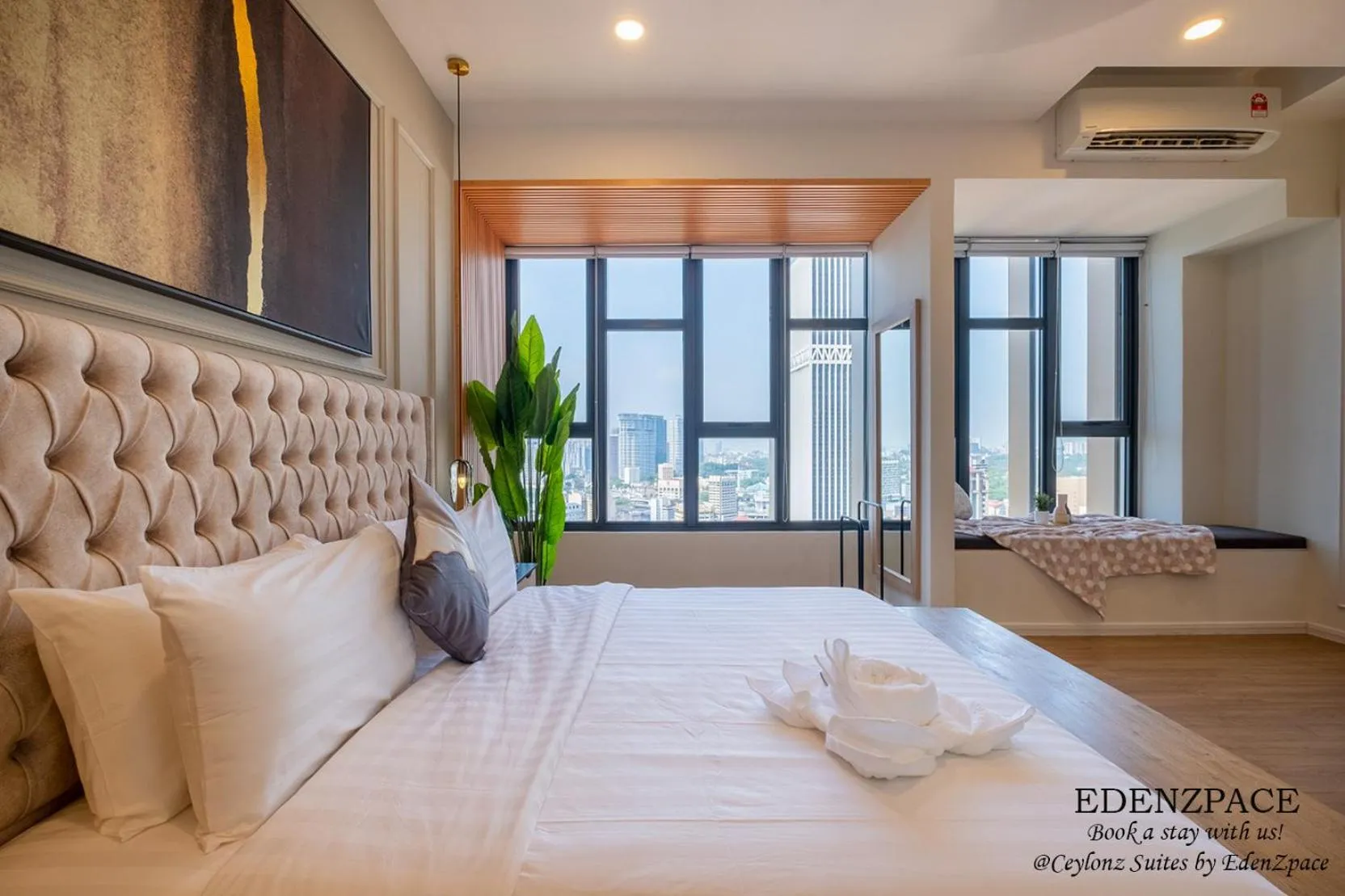 Bed in Ceylonz Suites by EdenZpace