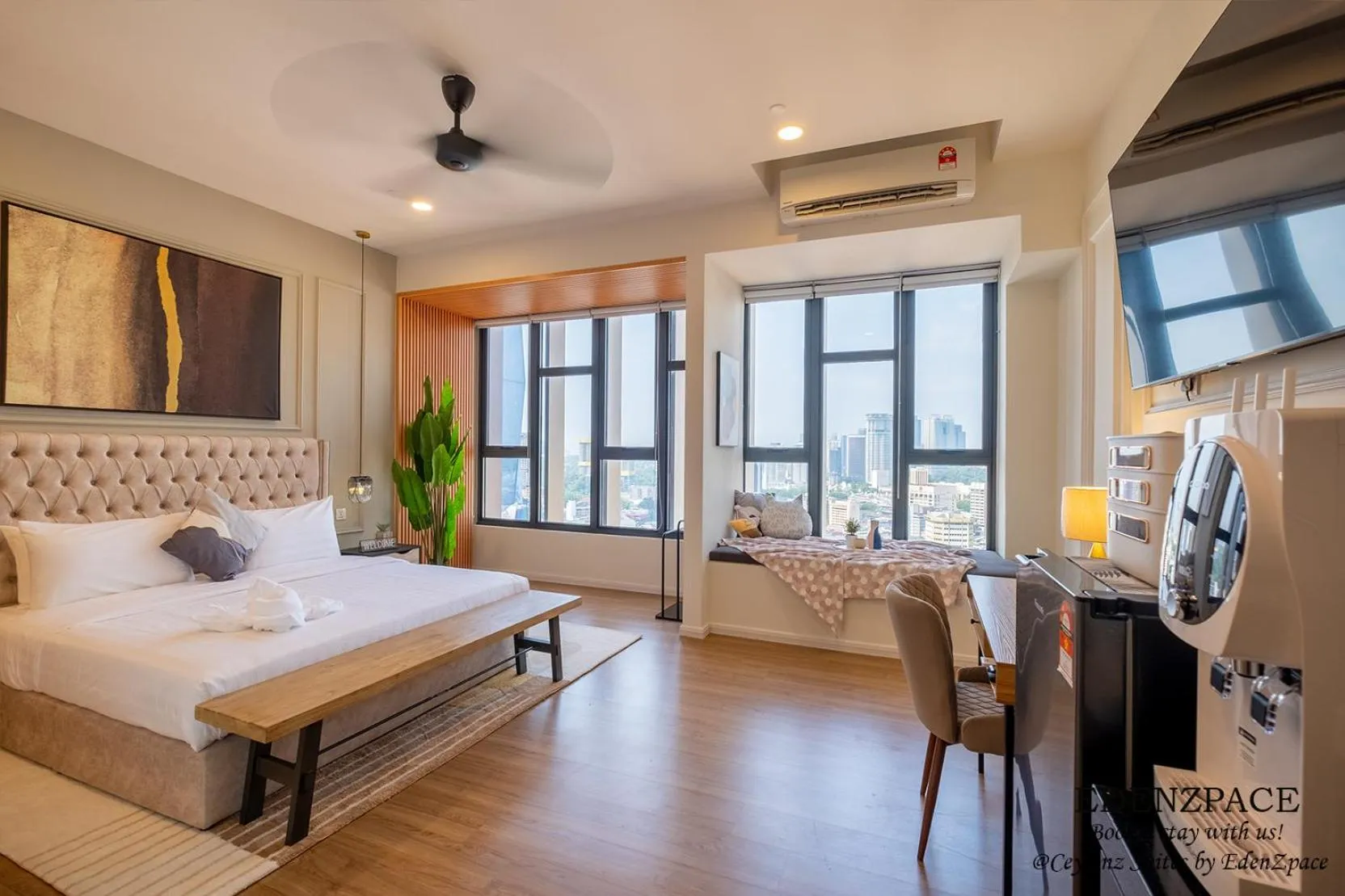 Bed in Ceylonz Suites by EdenZpace