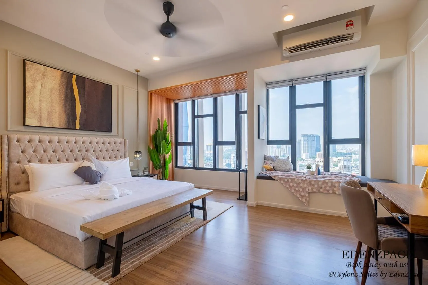 Bed in Ceylonz Suites by EdenZpace