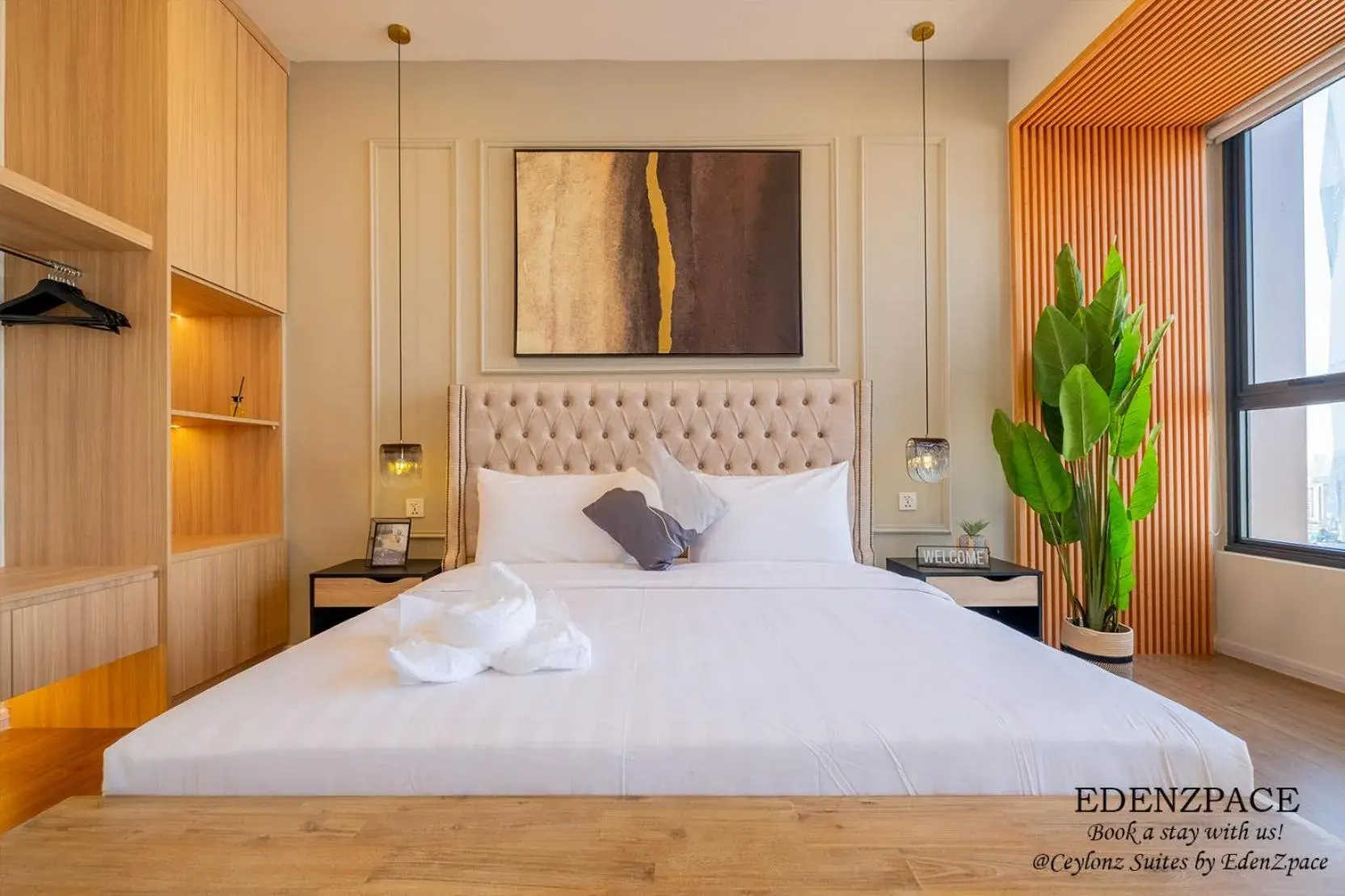 Executive Suites with 65" Smart TV and Netflix in Ceylonz Suites by EdenZpace Executive Suites with 65" Smart TV and Netflix in Ceylonz Suites by EdenZpace