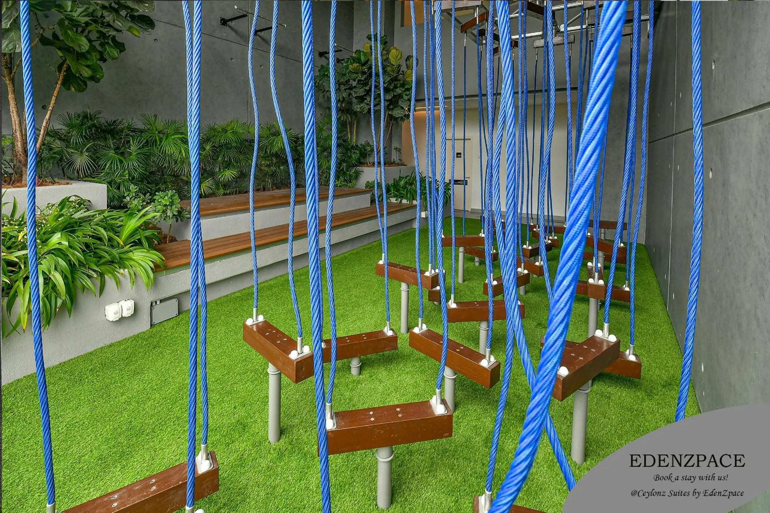 Children play ground in Ceylonz Suites by EdenZpace