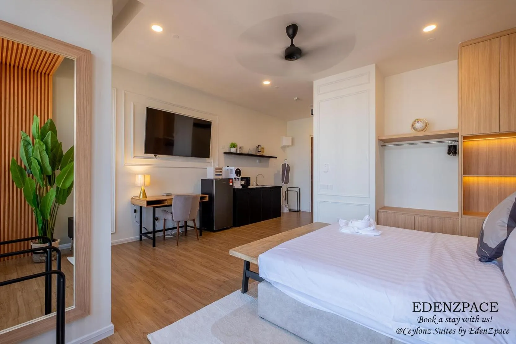 Bed in Ceylonz Suites by EdenZpace