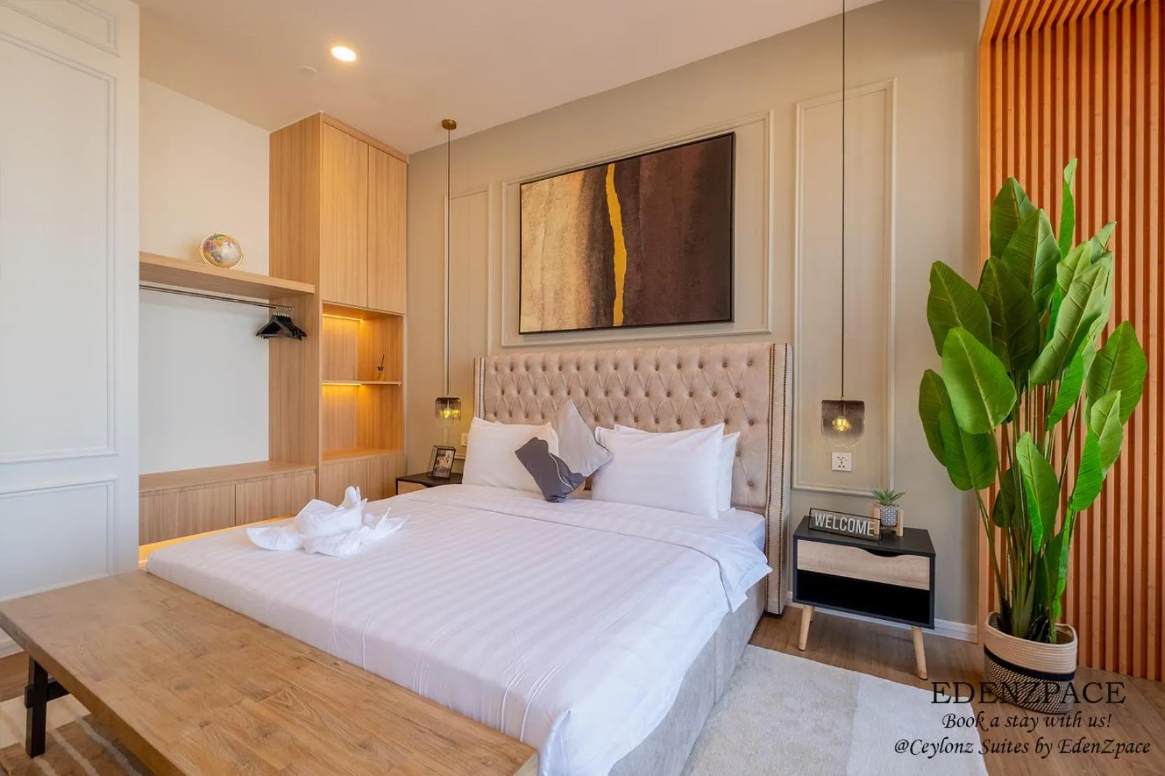 Bed in Ceylonz Suites by EdenZpace