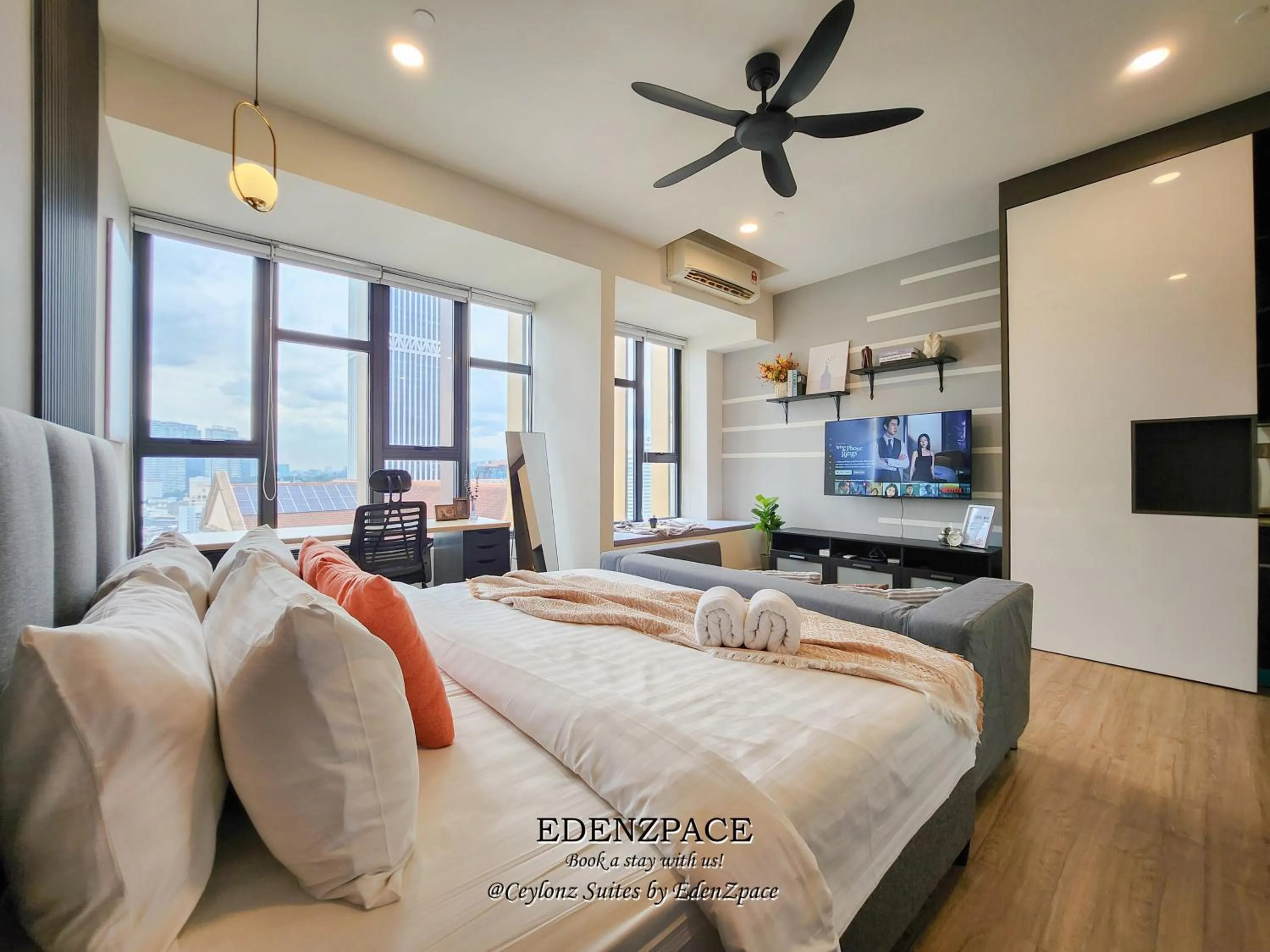 Bed in Ceylonz Suites by EdenZpace