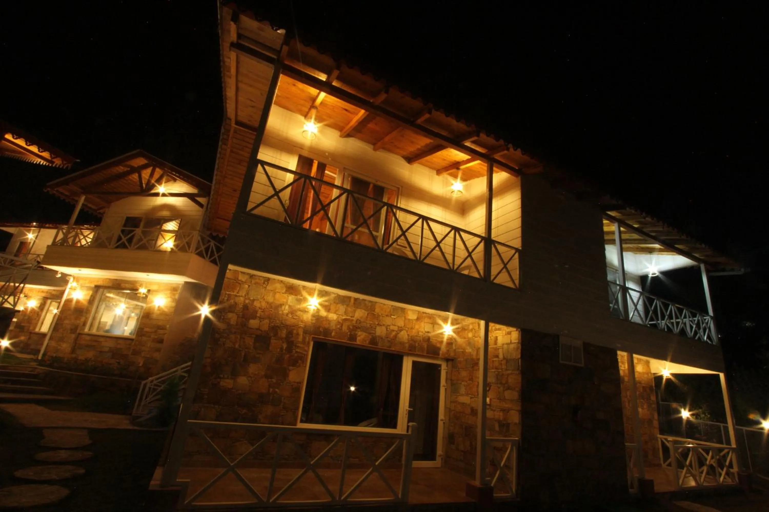 Balcony/Terrace in The Nature's Green Resort, Bhimtal, Nainital