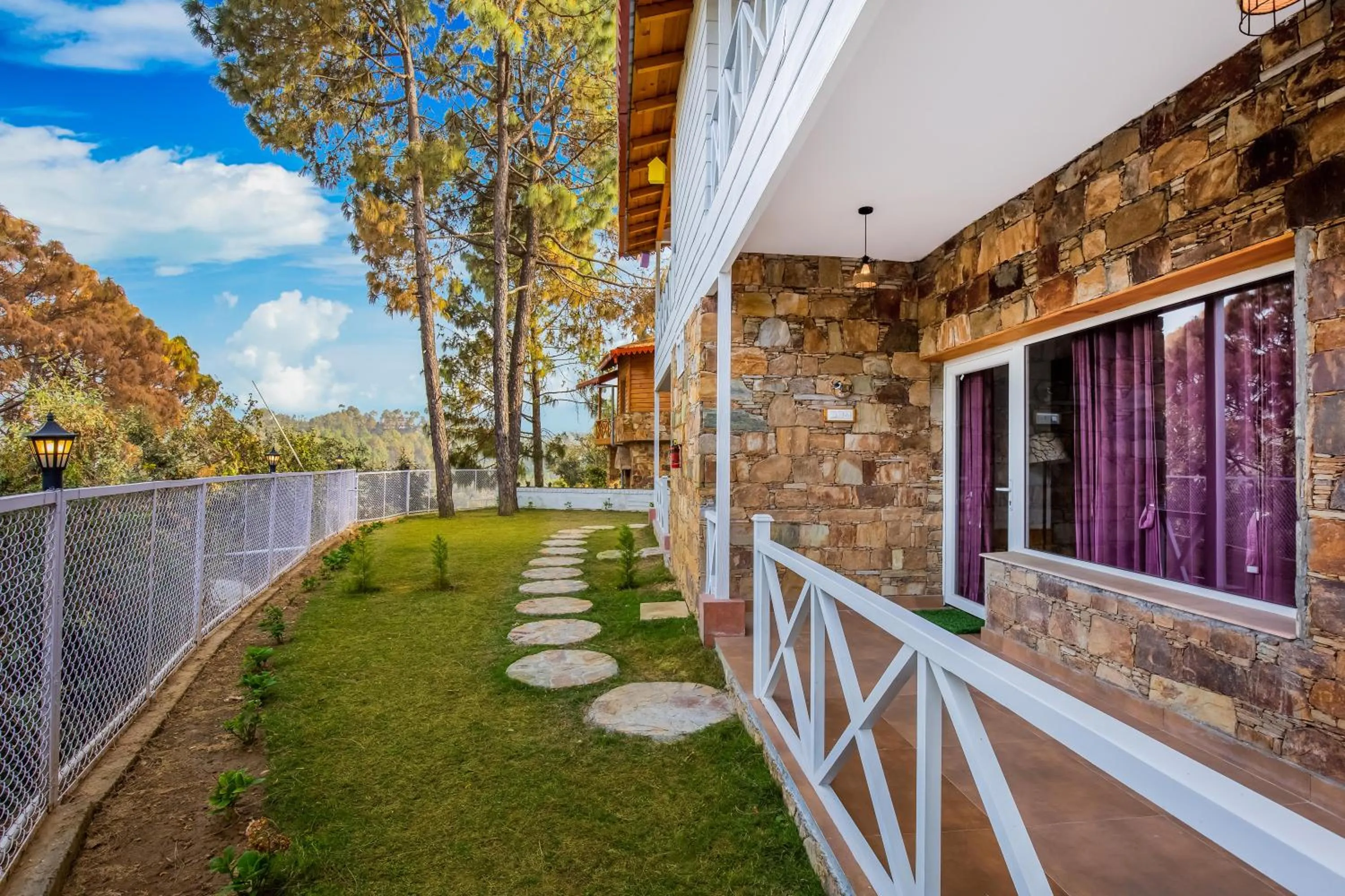 Patio in The Nature's Green Resort, Bhimtal, Nainital