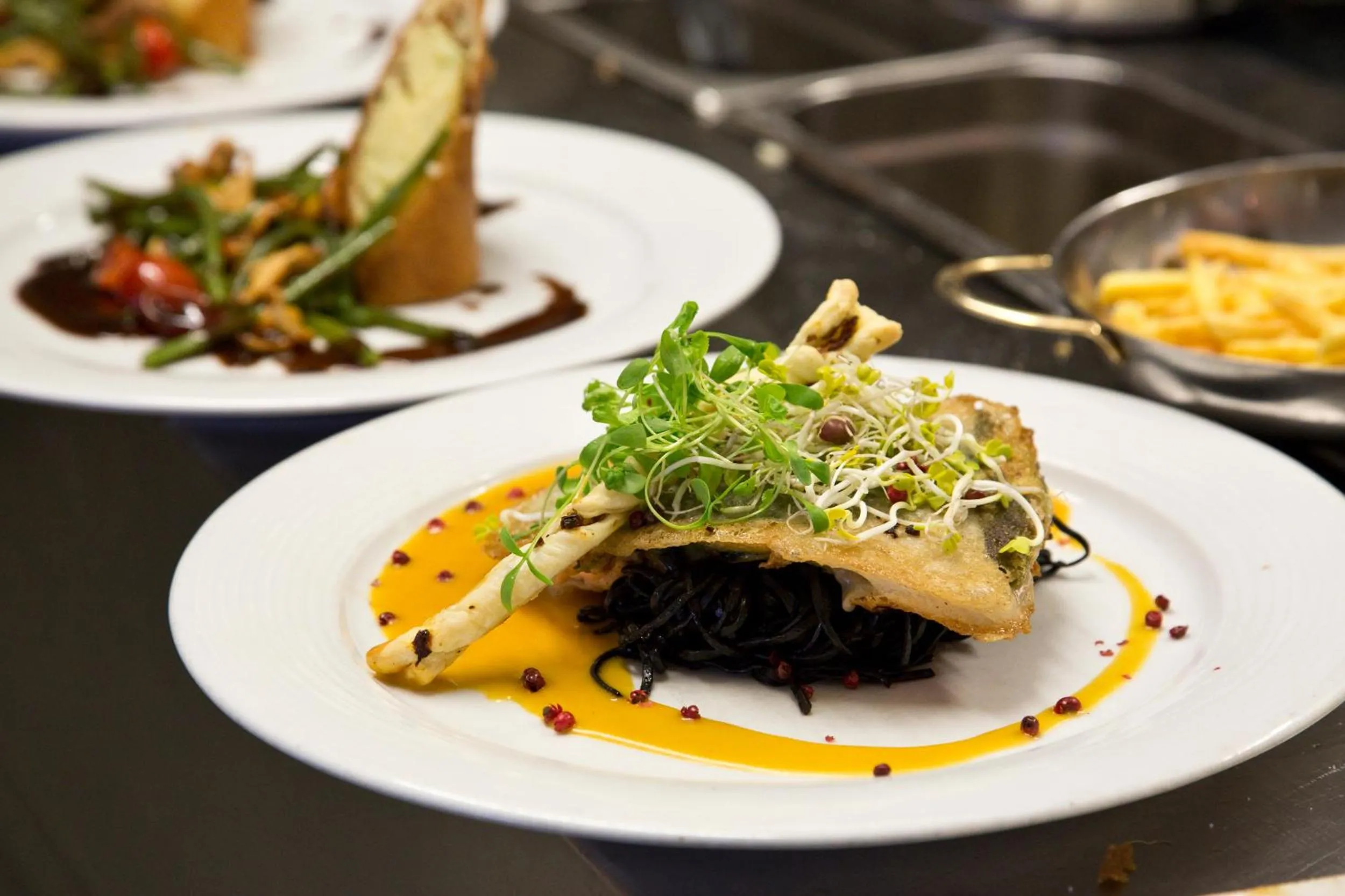 Dinner in Restaurant-Hotel Maien