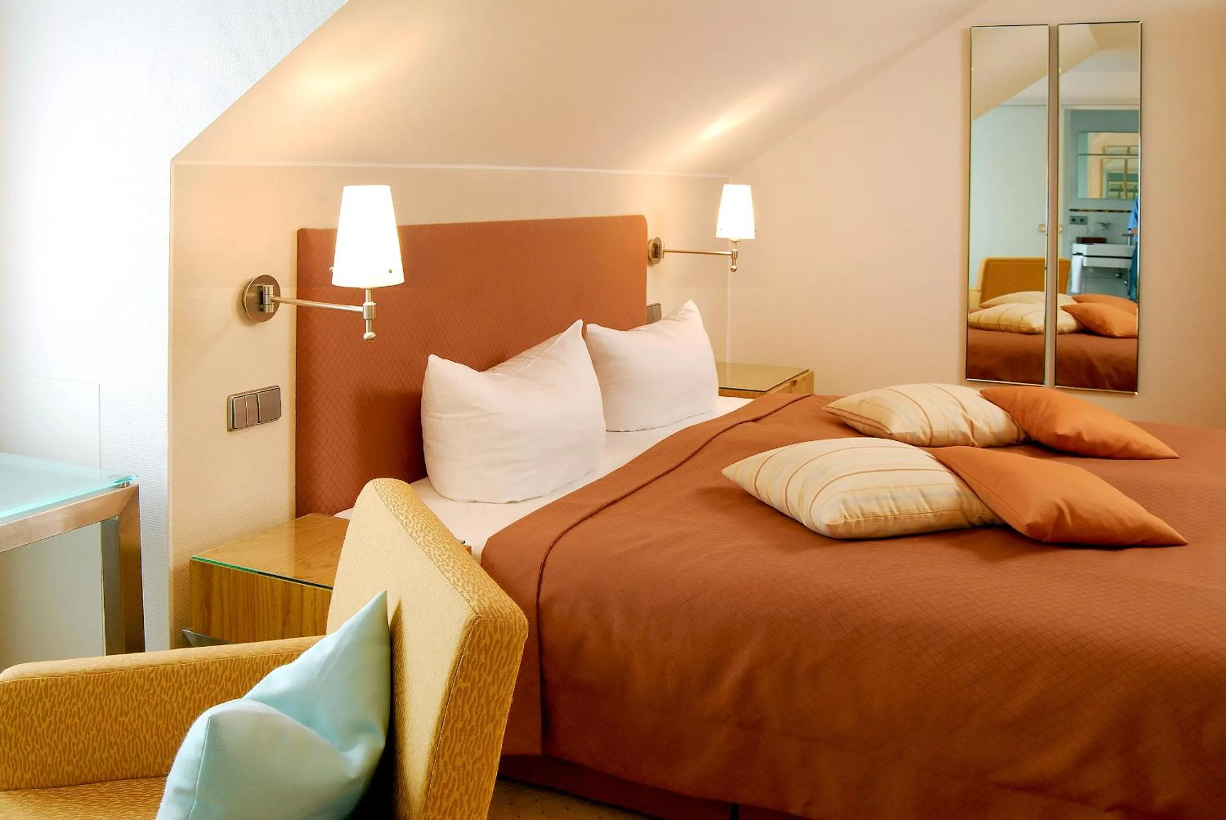 Bed in Restaurant-Hotel Maien