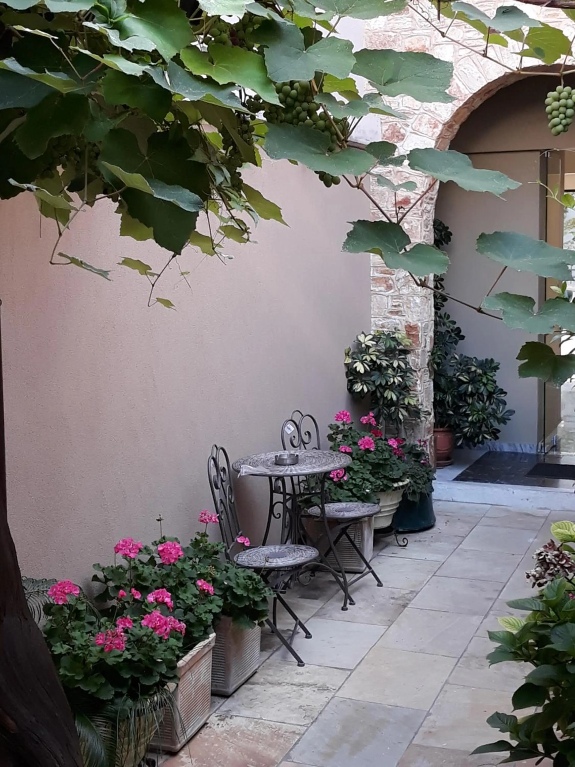 Patio in Hotel Galini