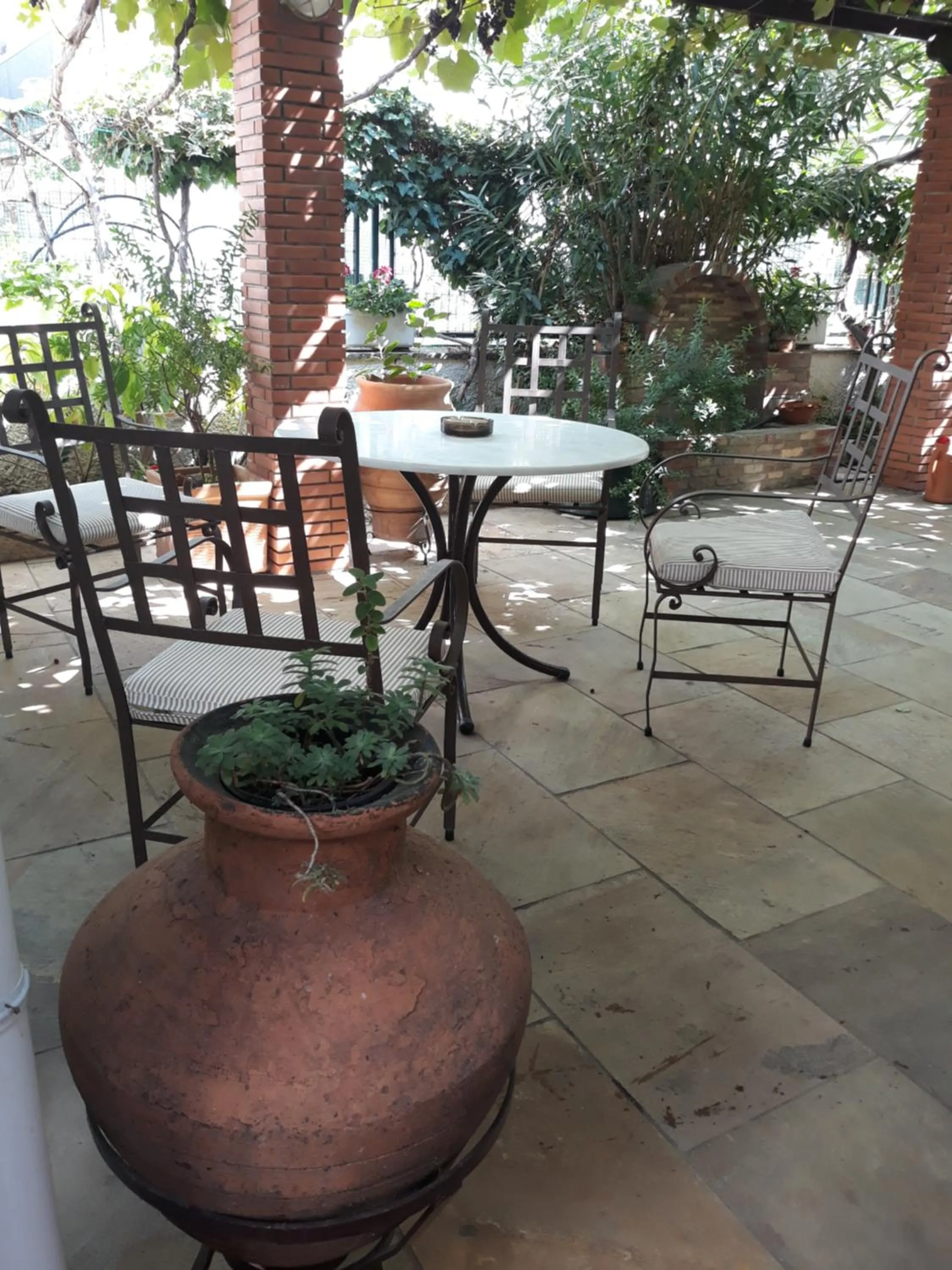 Patio in Hotel Galini