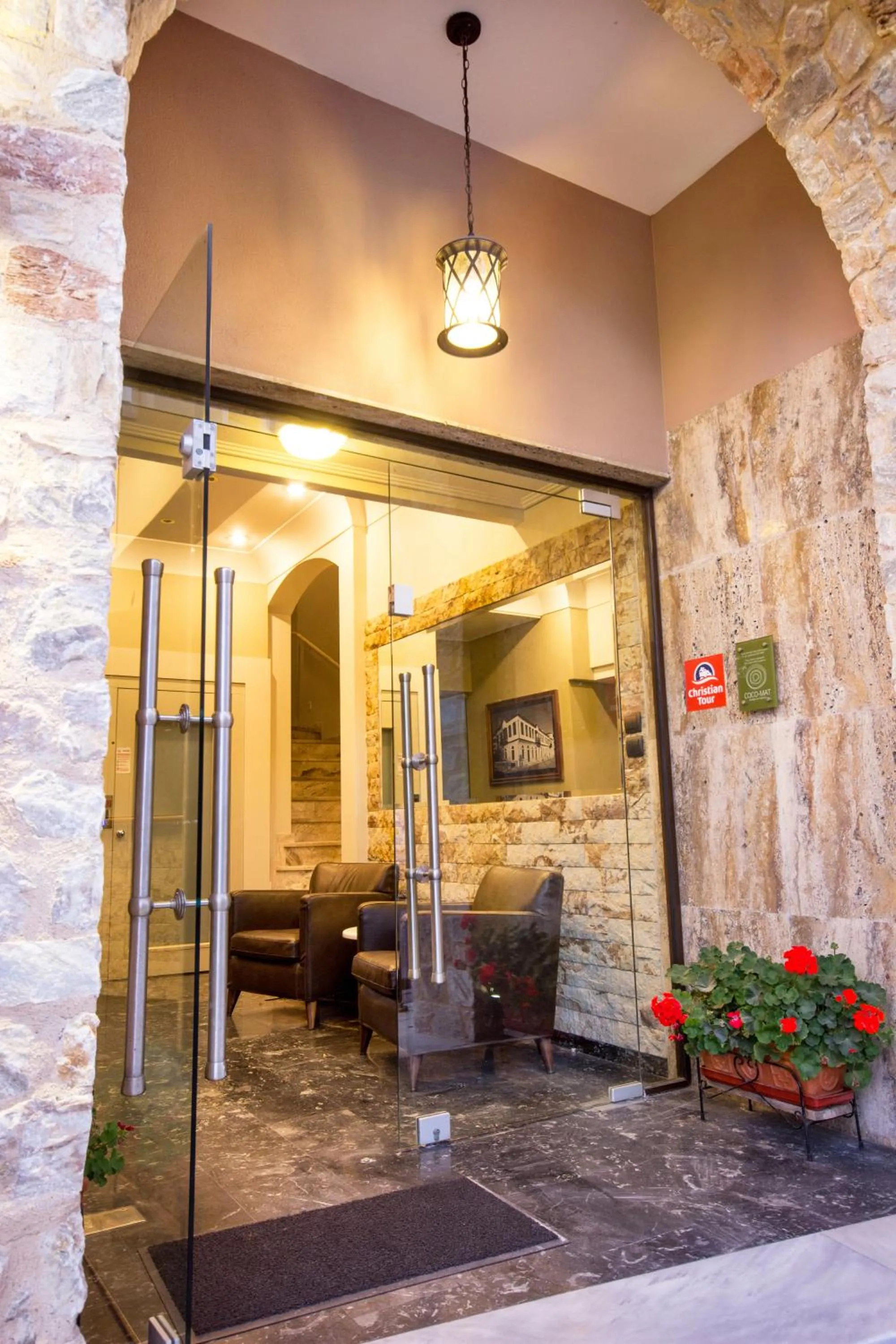 Facade/entrance in Hotel Galini