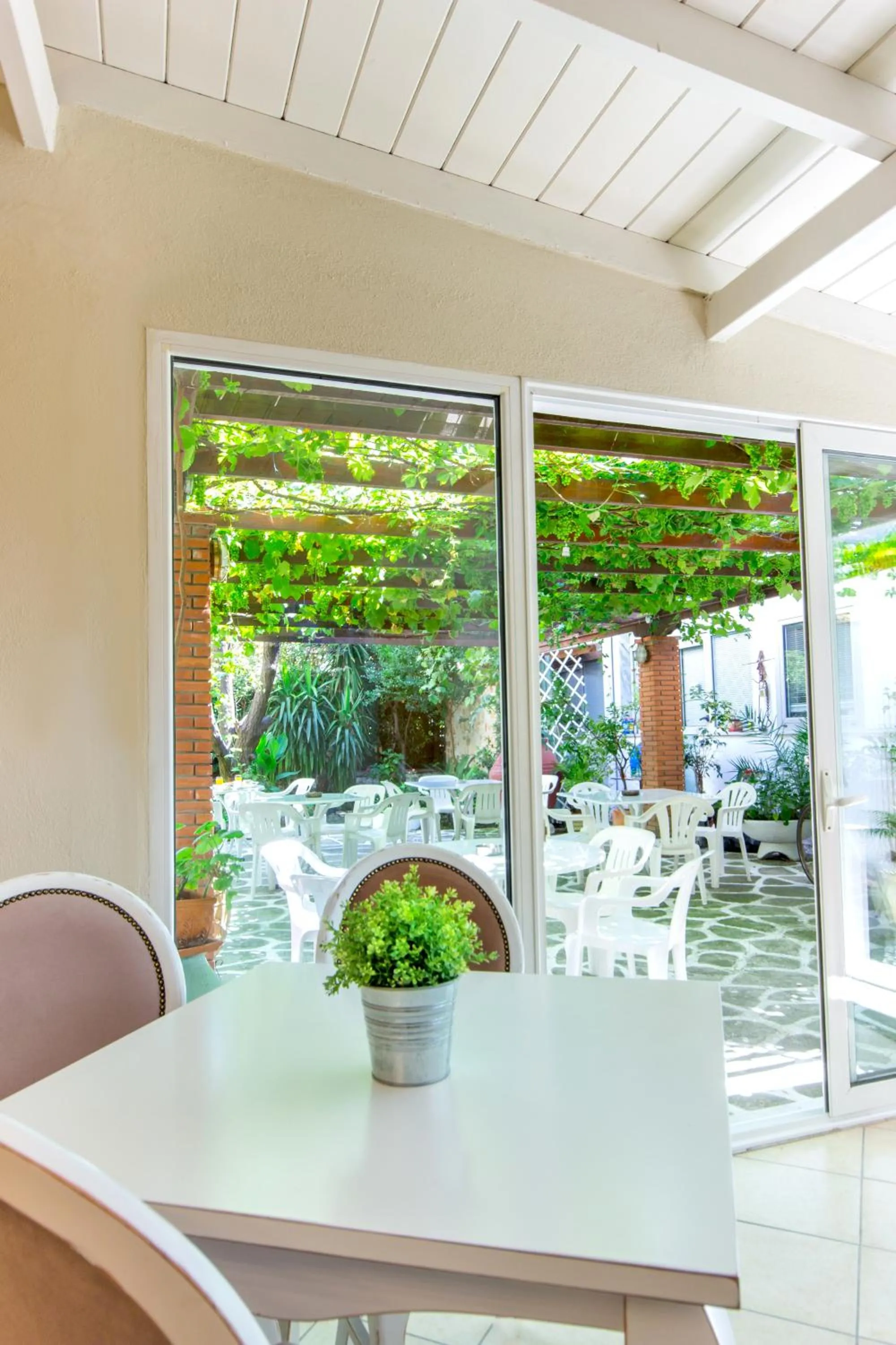 Patio in Hotel Galini