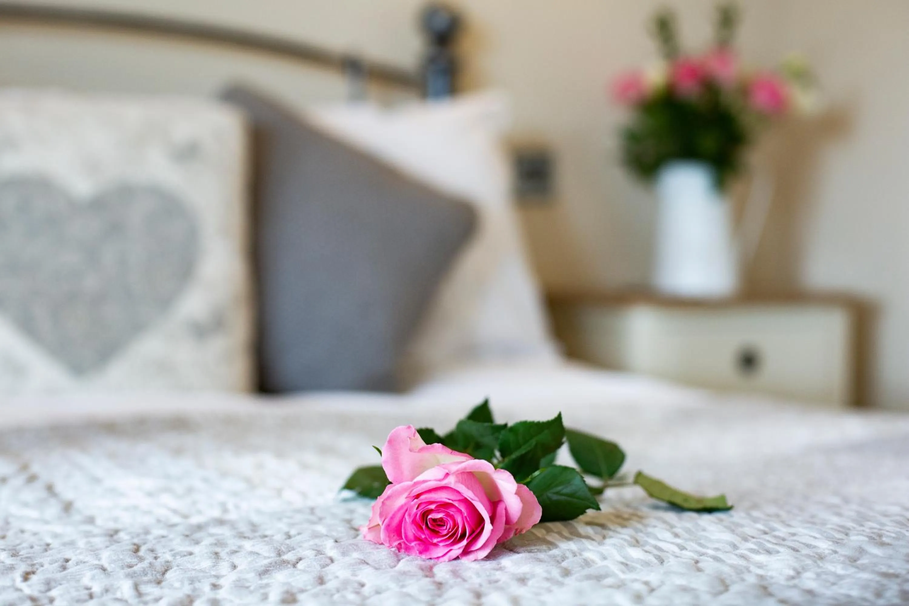 Decorative detail, Bed in Hillcroft Accommodation