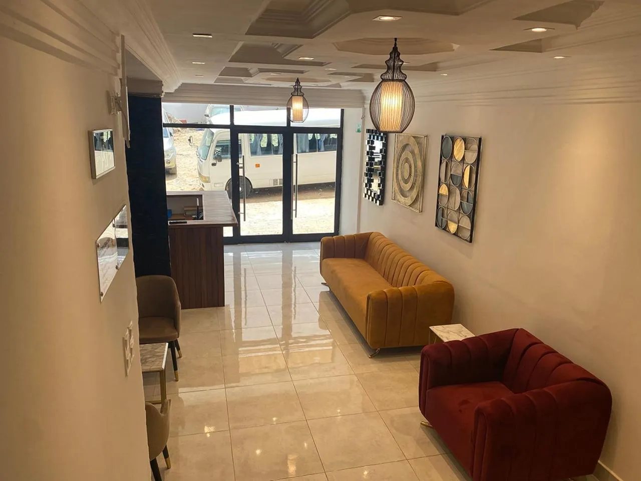 Living room in Hotel Residence La Corniche