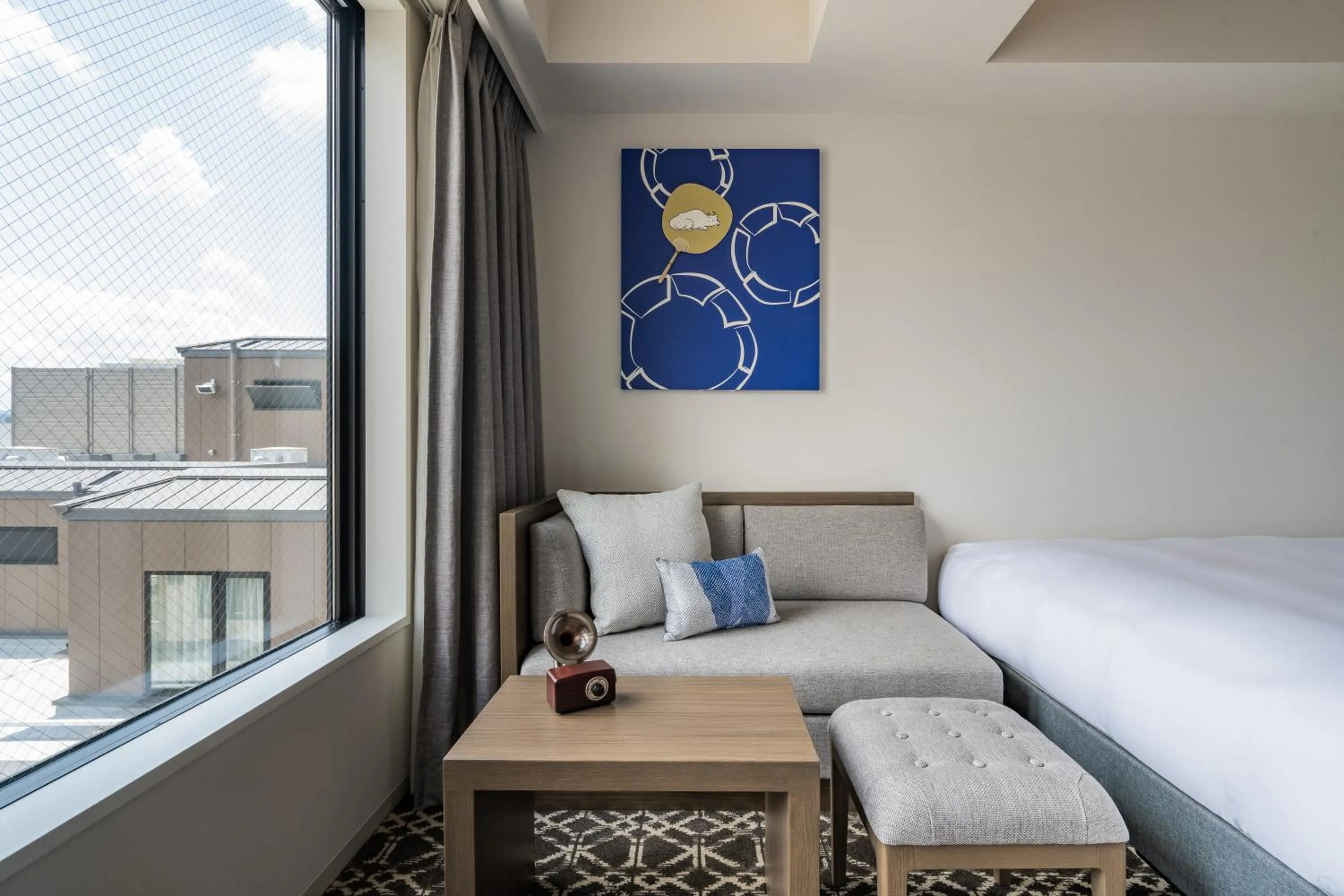 Photo of the whole room, Bed in The Royal Park Canvas - Kyoto Nijo