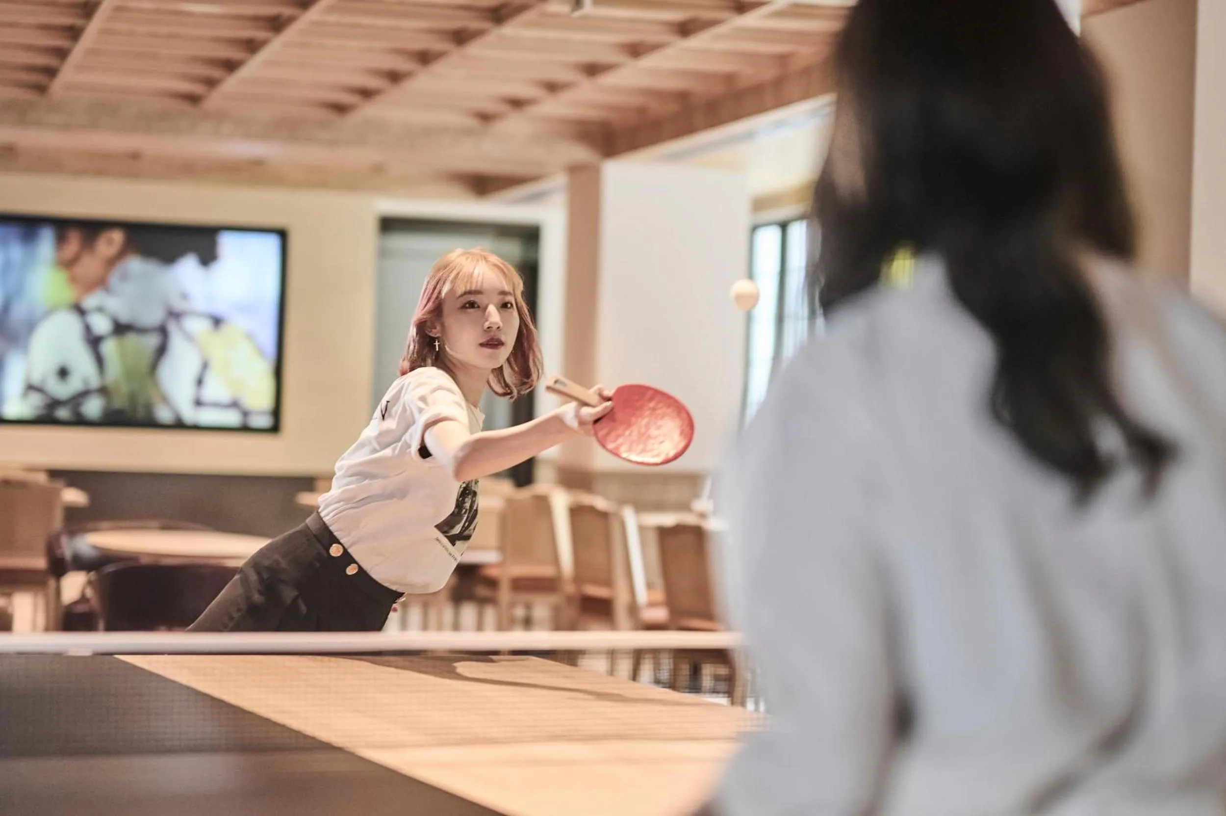 Communal lounge/ TV room in The Royal Park Canvas - Kyoto Nijo
