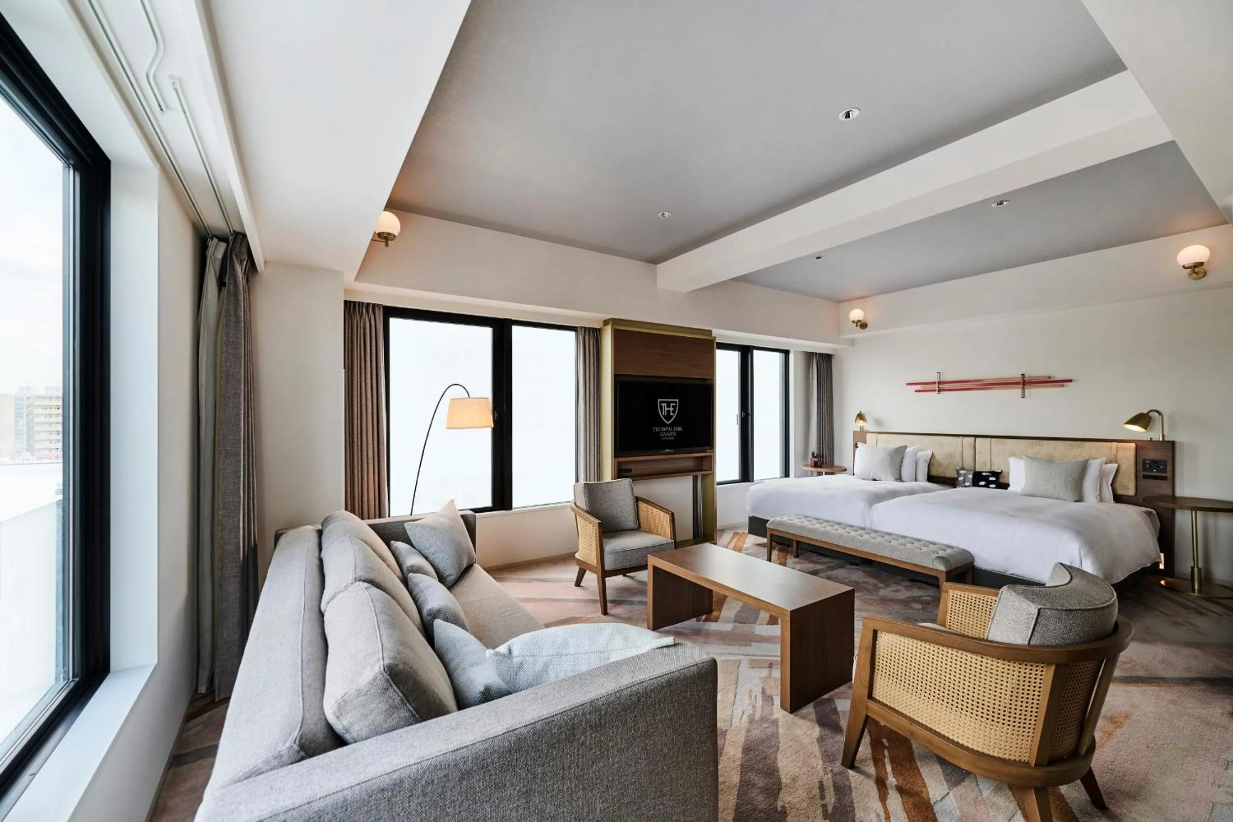 Photo of the whole room, Bed in The Royal Park Canvas - Kyoto Nijo