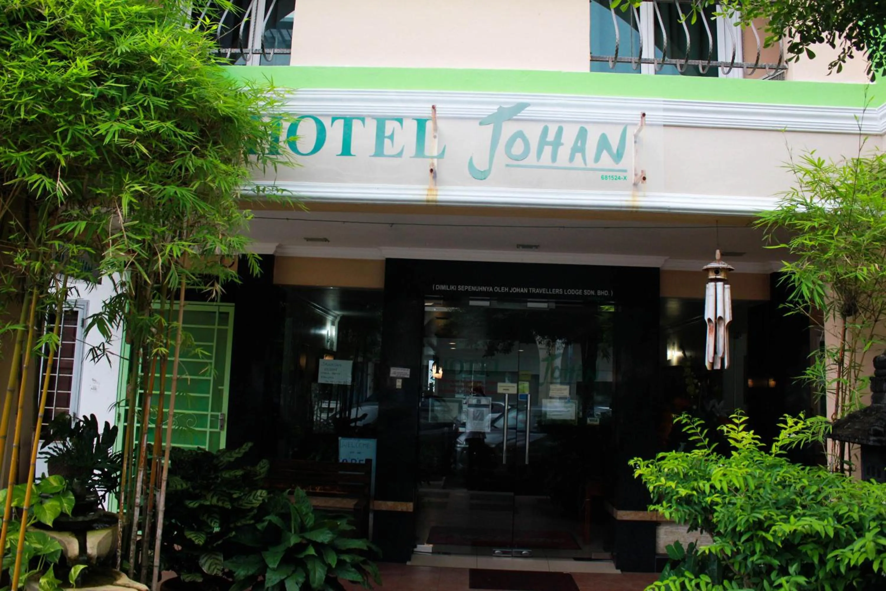 Facade/entrance in Hotel Johan