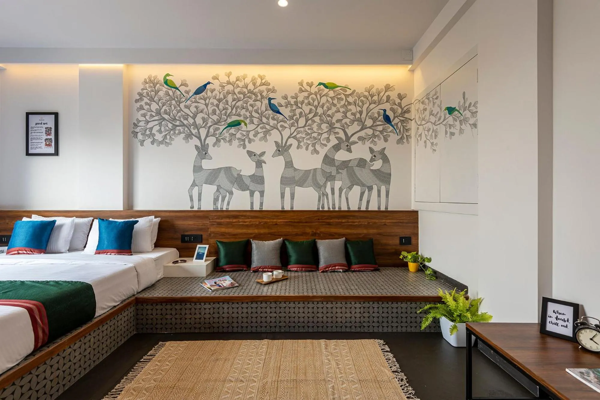 Bedroom, Bed in The Cult Stay