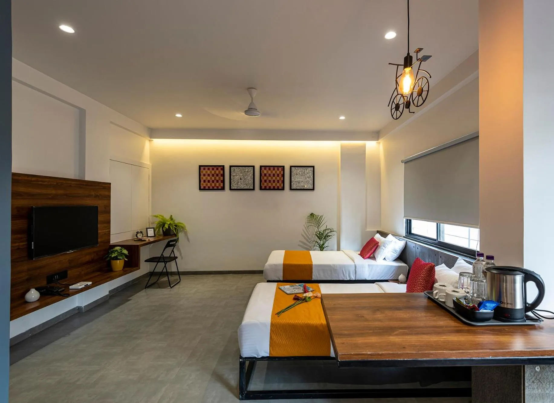 Bedroom in The Cult Stay