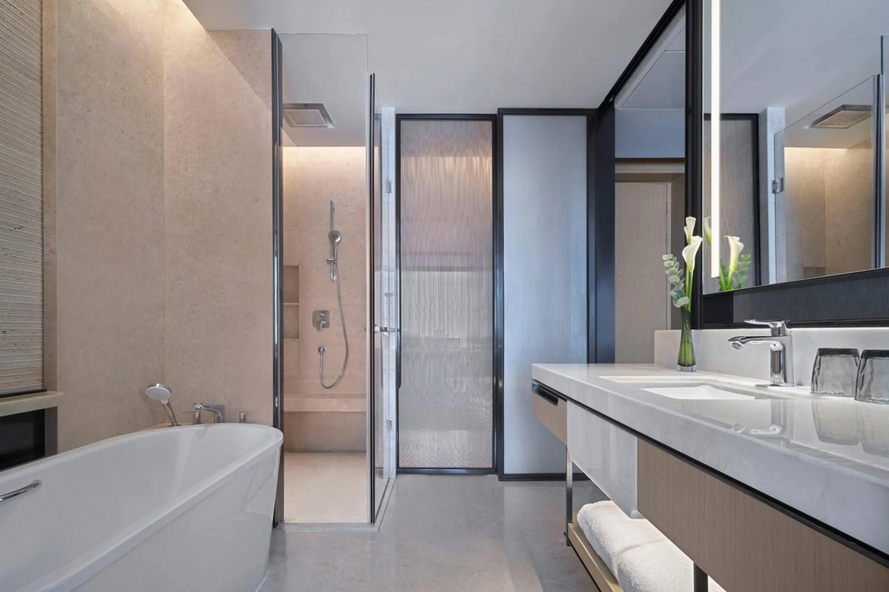 Bathroom in Fuzhou Marriott Hotel Riverside