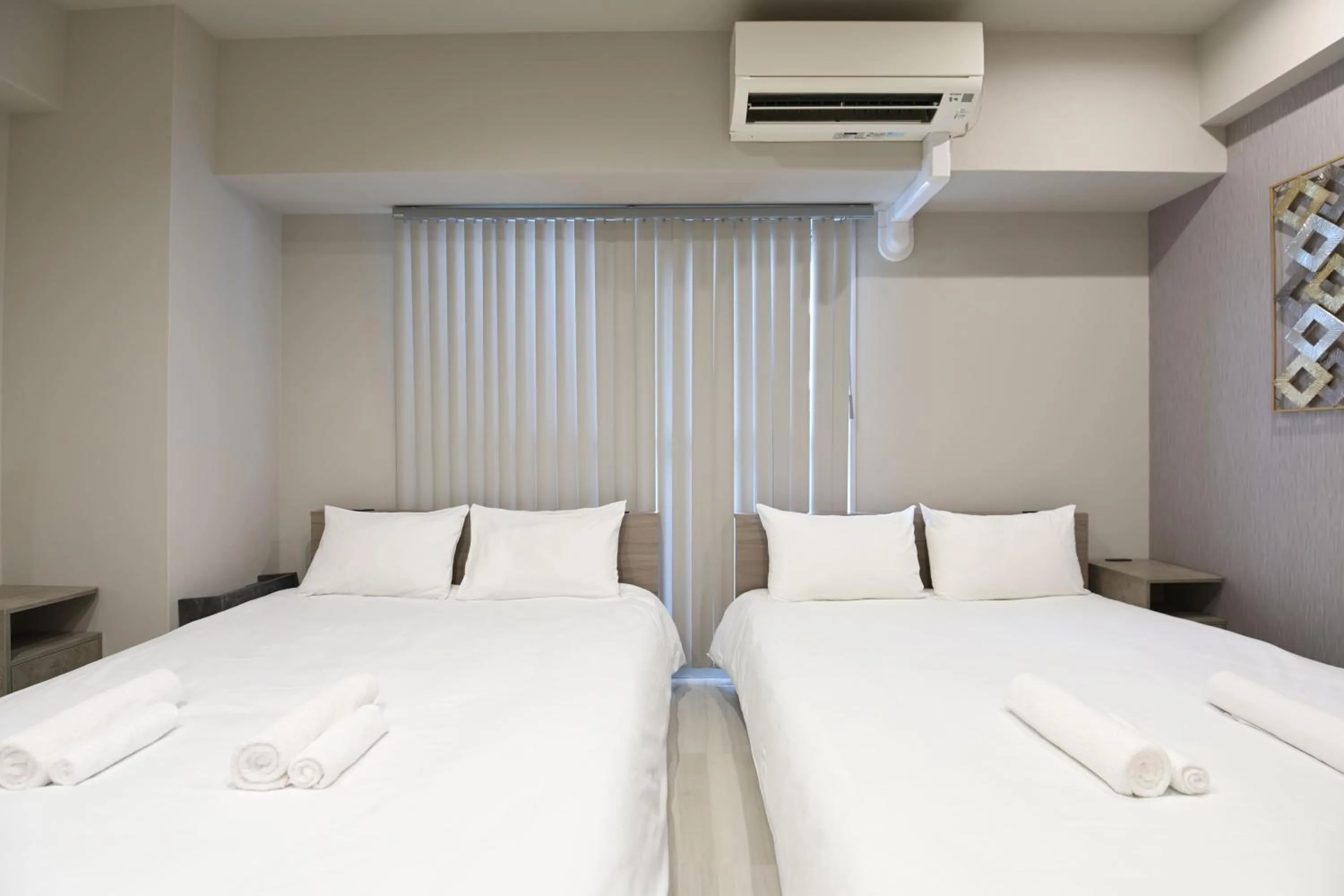 Bed in Ostay Kitahama Hotel Apartment